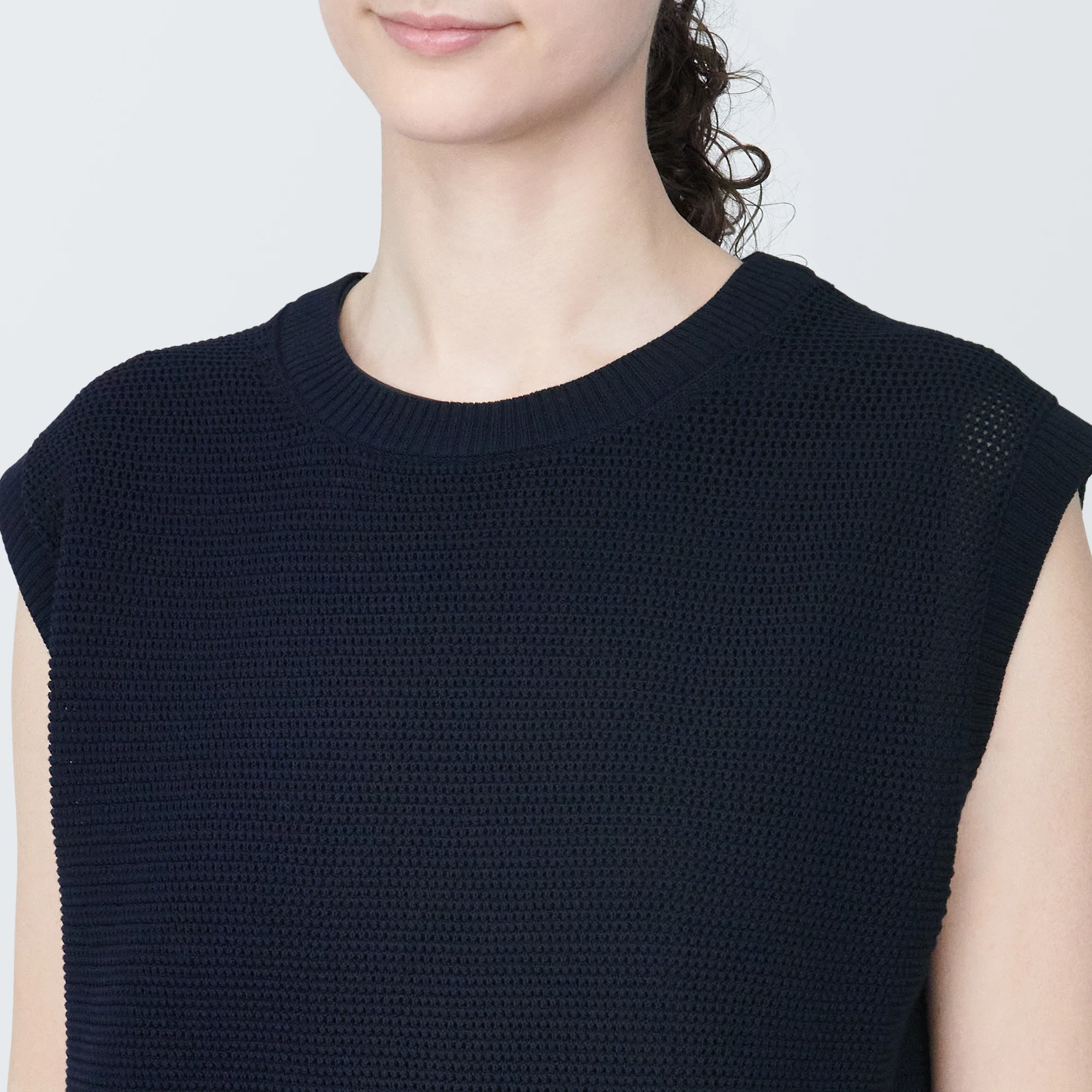 Women's High-Twist Mesh French Sleeve Sweater - Image 28