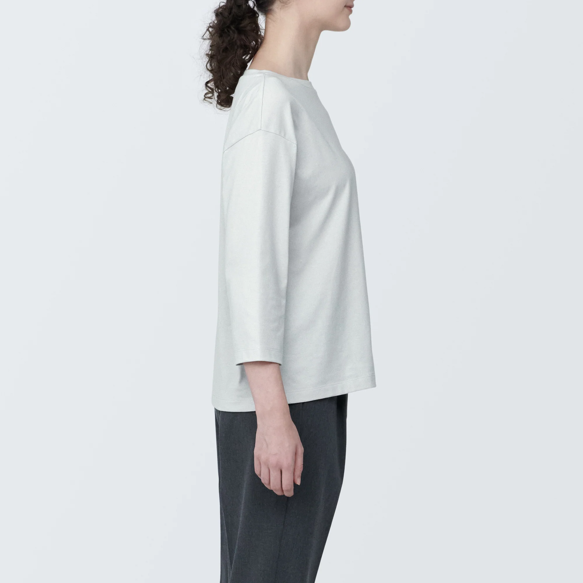 Women's Jersey Boat Neck 3/4 Sleeve T-Shirt - Image 13
