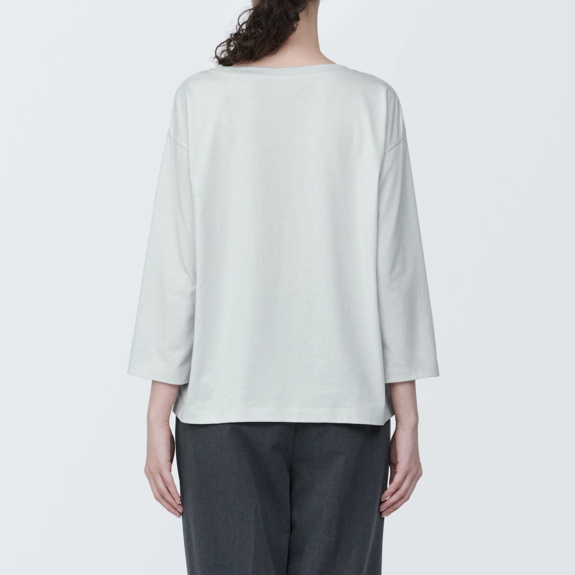 Women's Jersey Boat Neck 3/4 Sleeve T-Shirt - Image 14