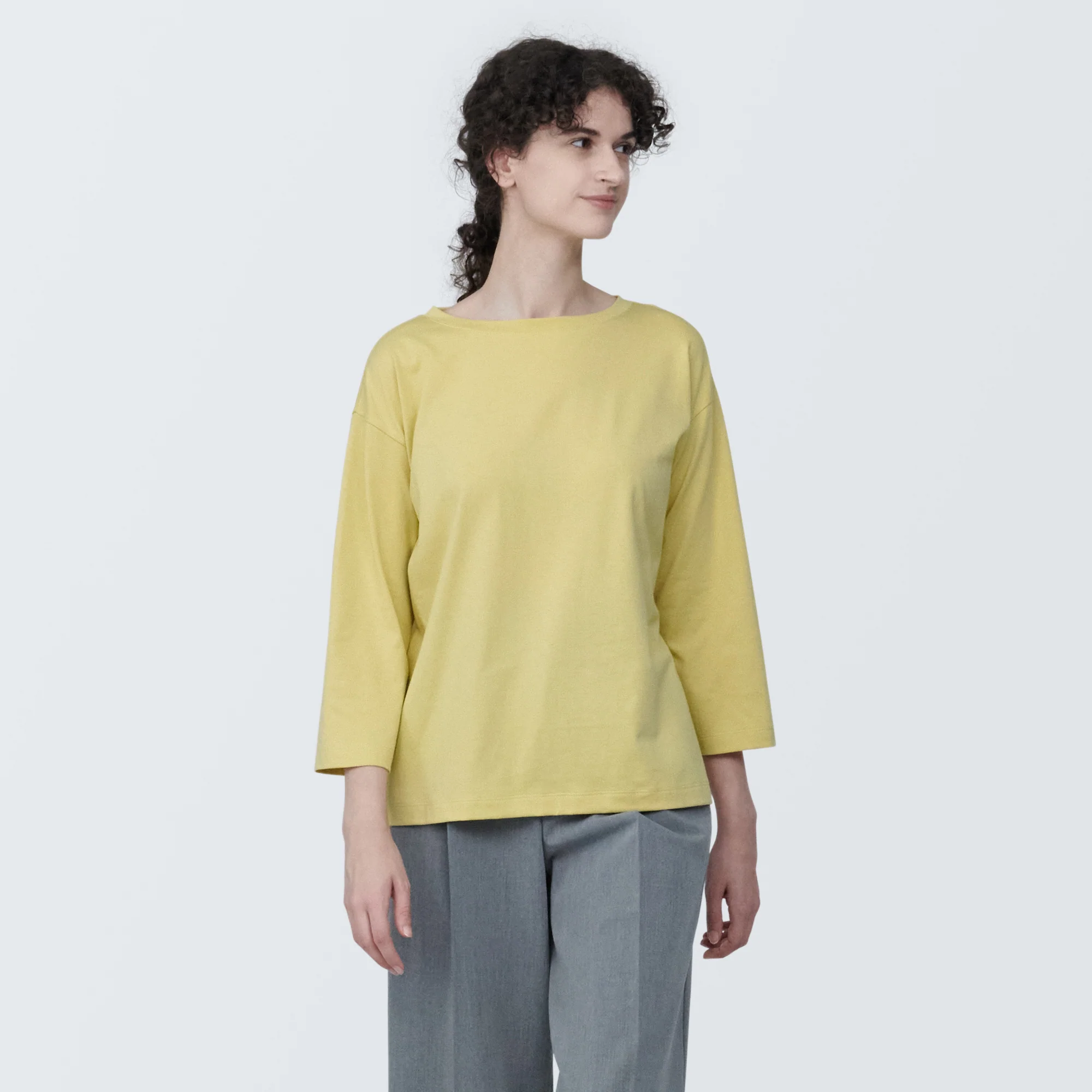 Women's Jersey Boat Neck 3/4 Sleeve T-Shirt - Image 19