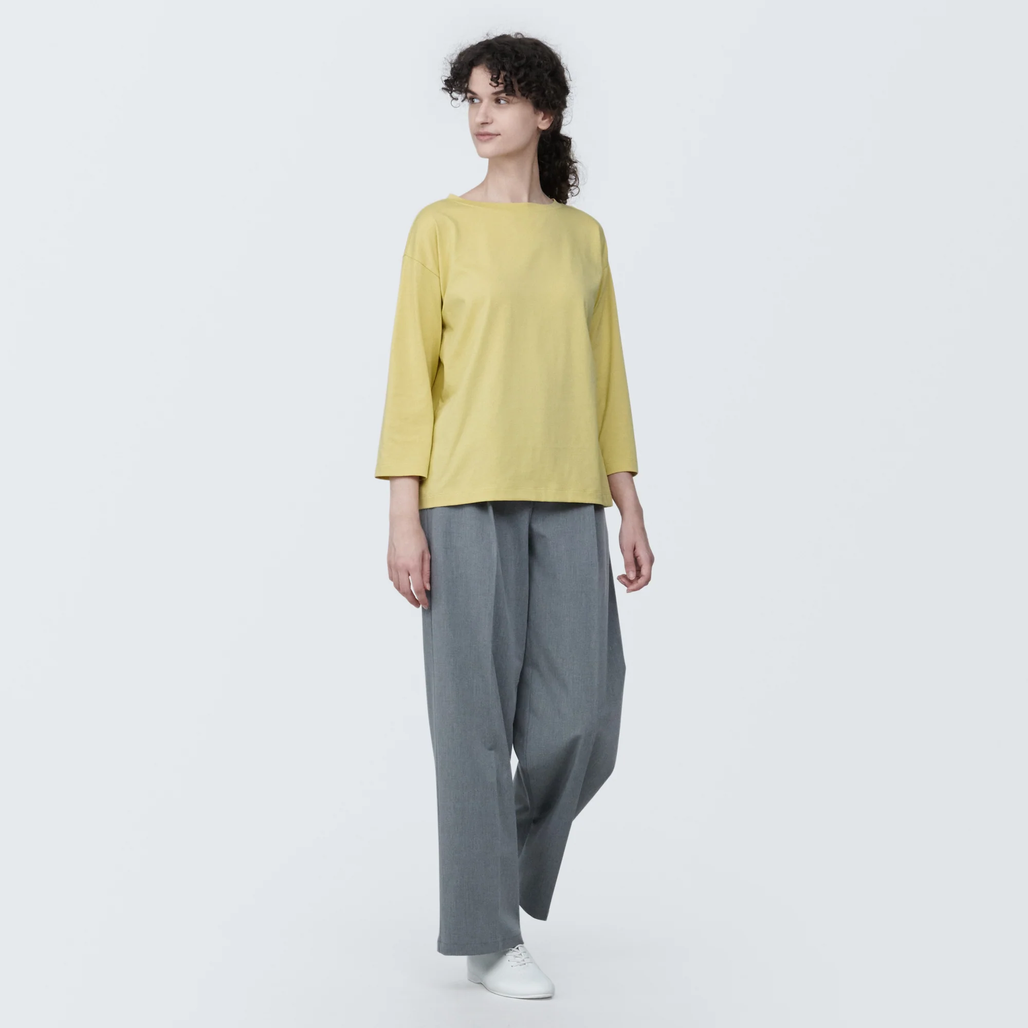 Women's Jersey Boat Neck 3/4 Sleeve T-Shirt - Image 20