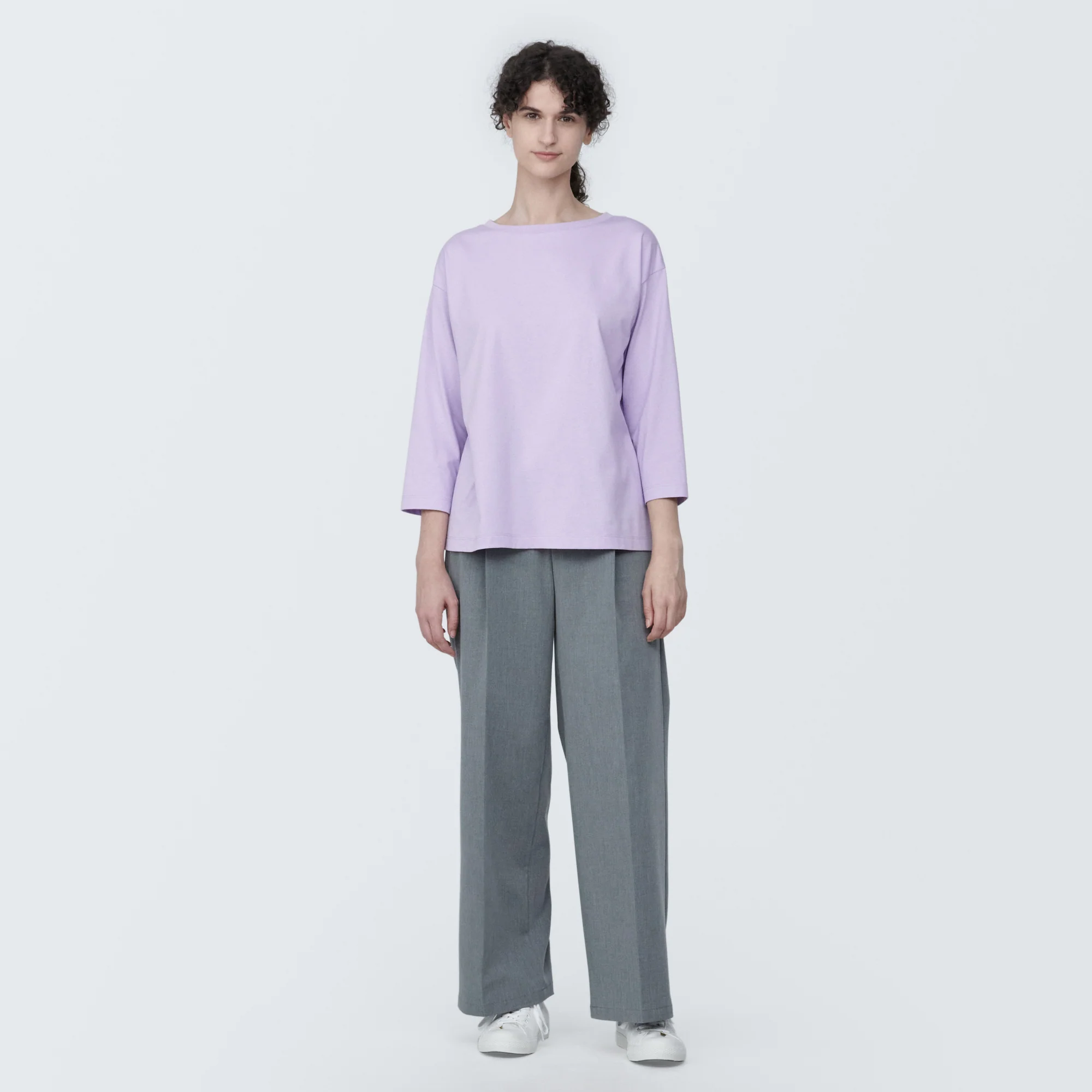 Women's Jersey Boat Neck 3/4 Sleeve T-Shirt - Image 28