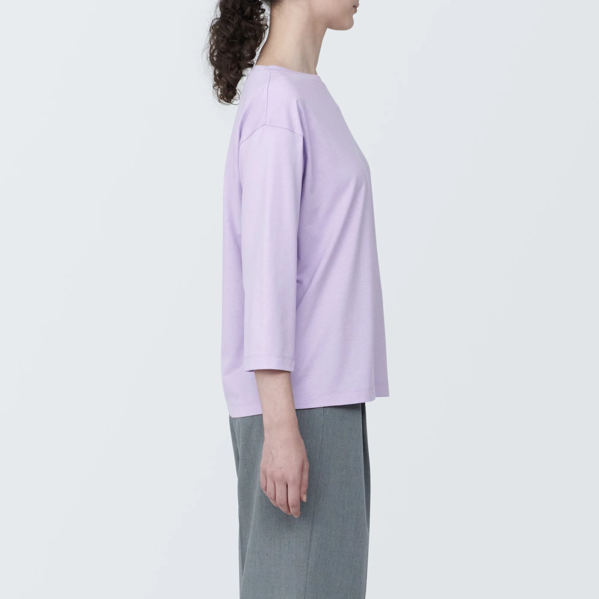 Women's Jersey Boat Neck 3/4 Sleeve T-Shirt - Image 29