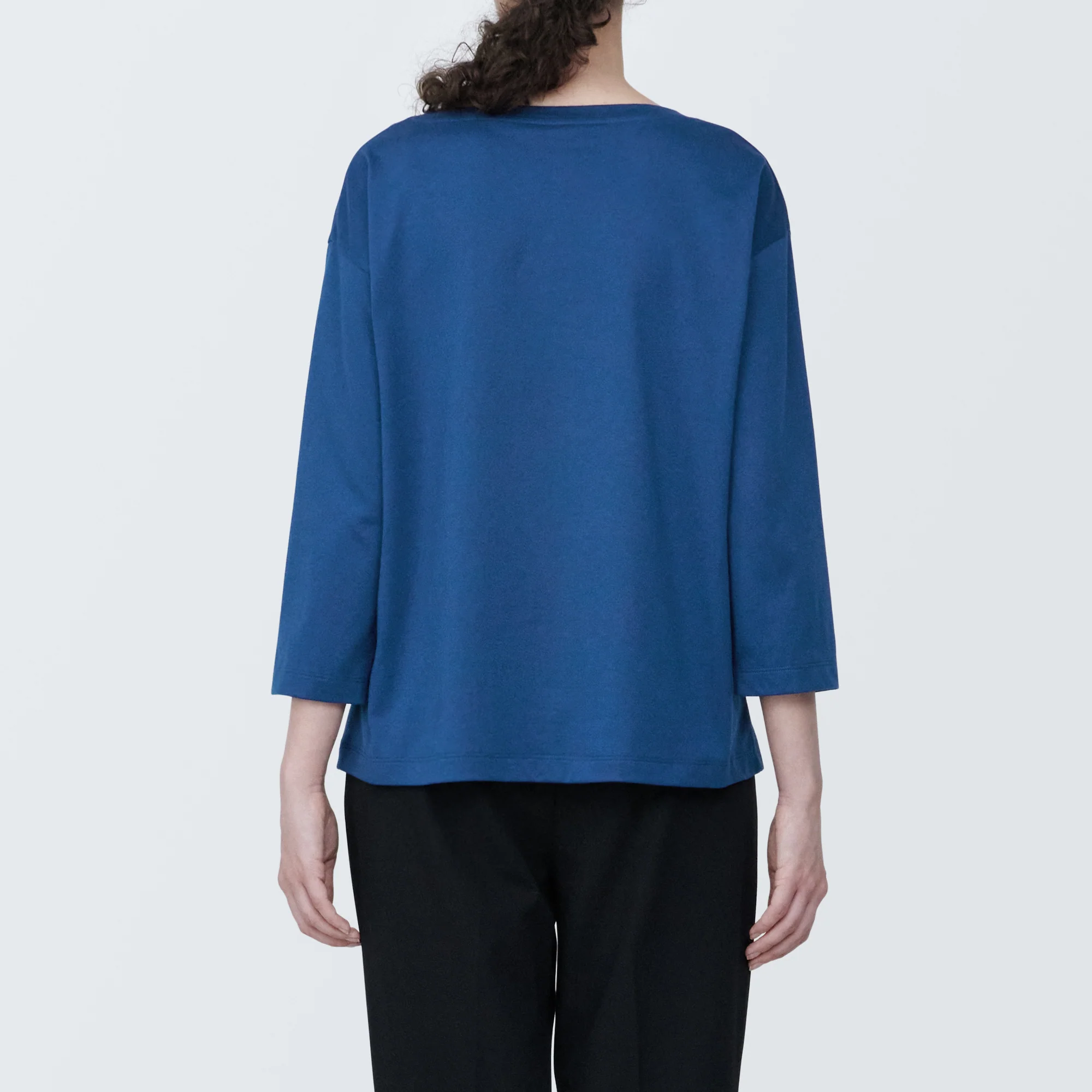 Women's Jersey Boat Neck 3/4 Sleeve T-Shirt - Image 38