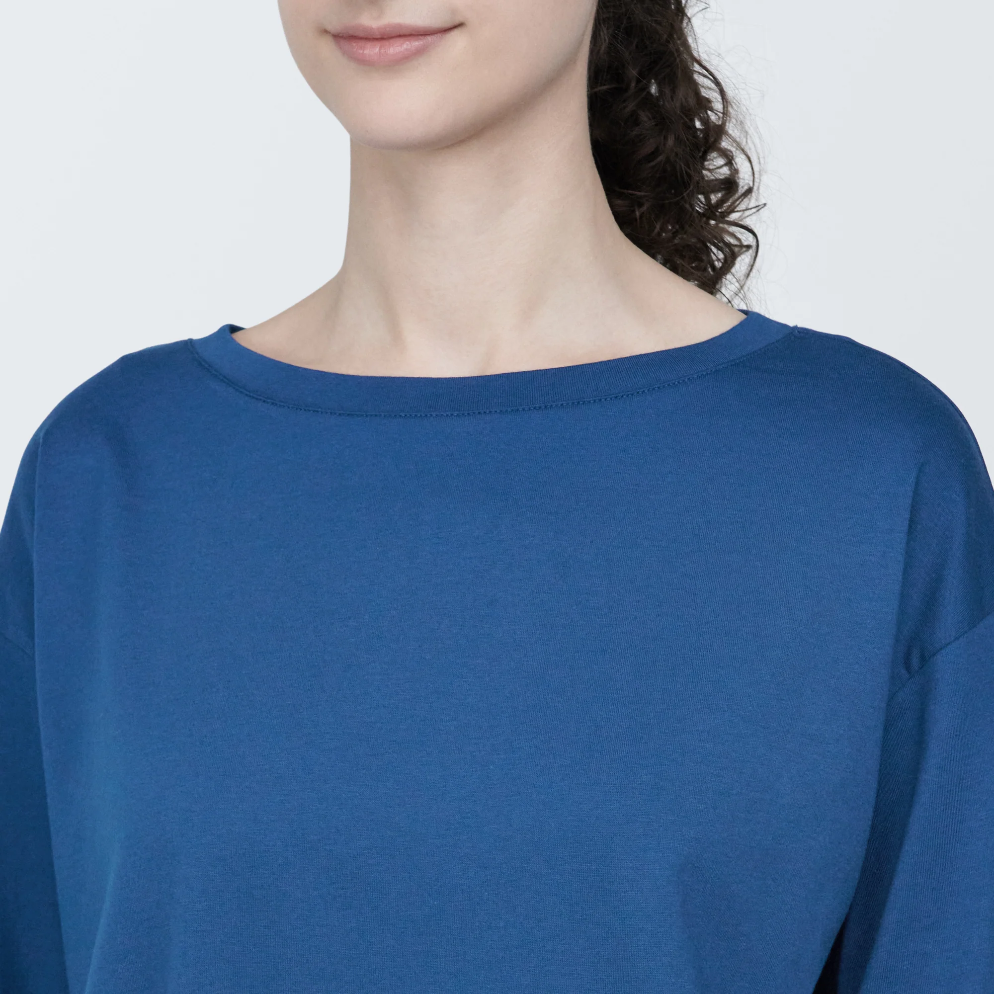 Women's Jersey Boat Neck 3/4 Sleeve T-Shirt - Image 39