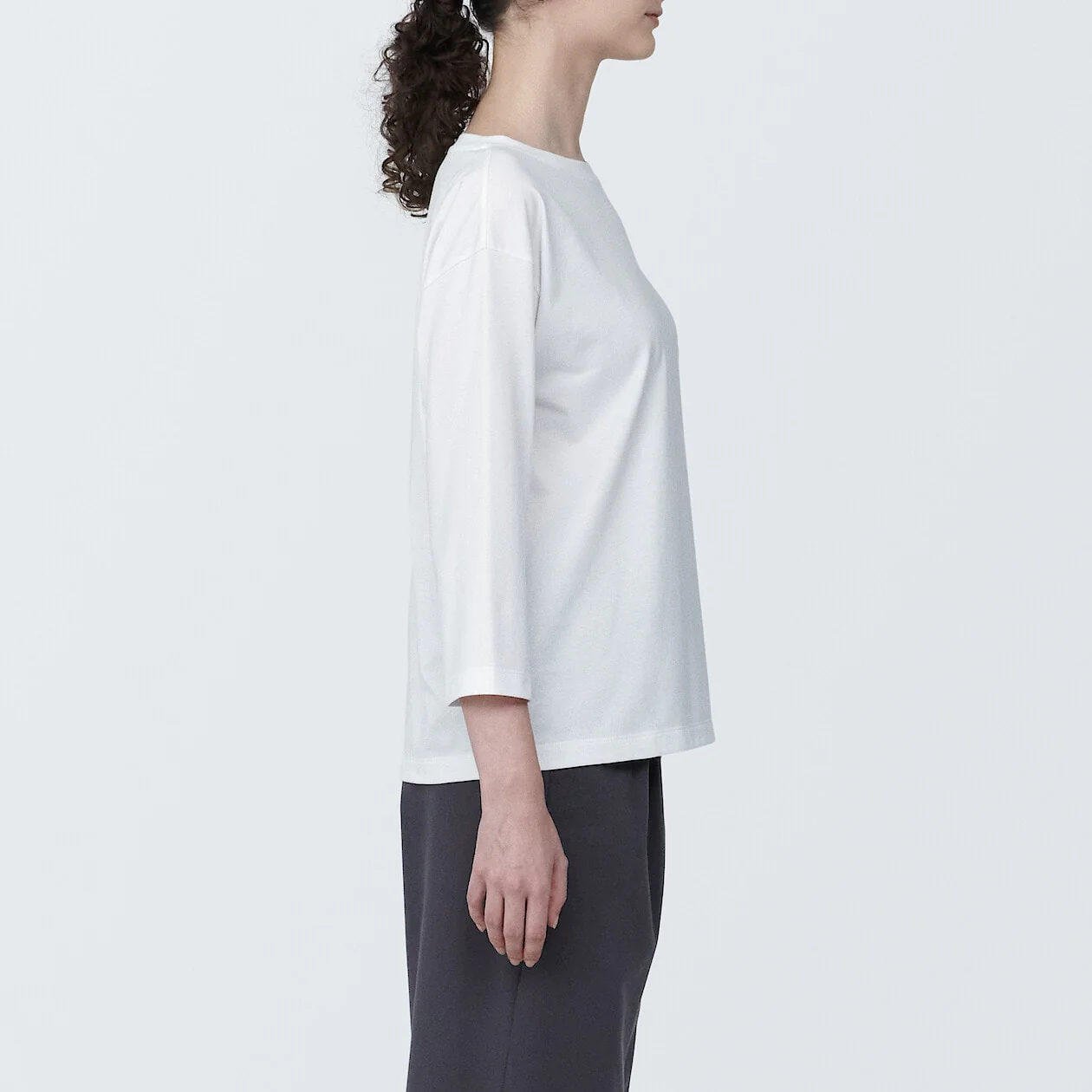 Women's Jersey Boat Neck 3/4 Sleeve T-Shirt - Image 45