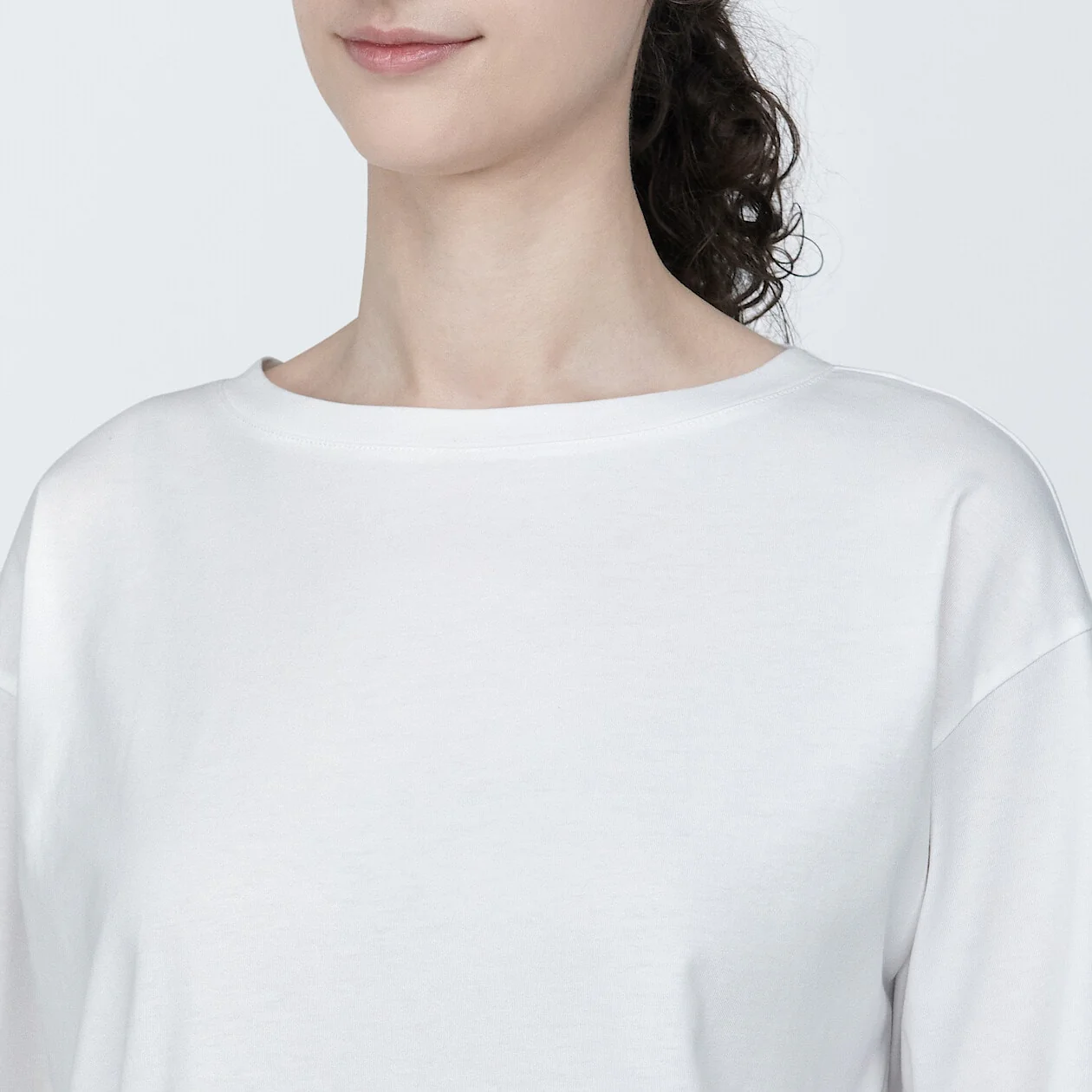 Women's Jersey Boat Neck 3/4 Sleeve T-Shirt - Image 47
