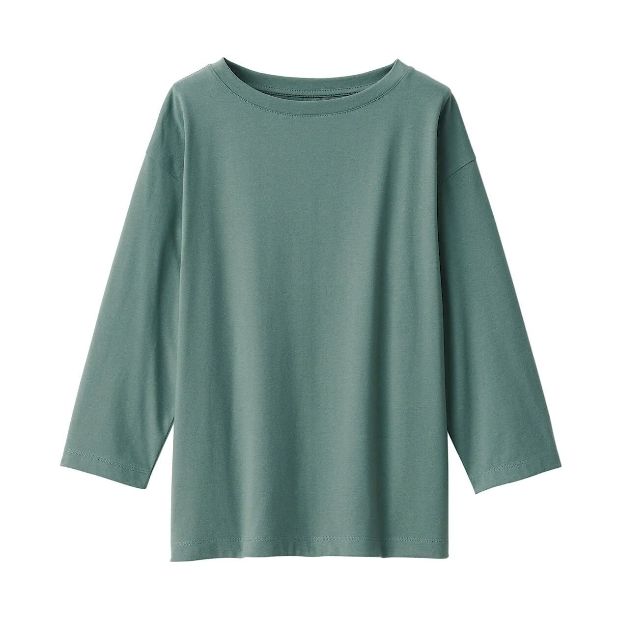 Women's Jersey Boat Neck 3/4 Sleeve T-Shirt - Image 50