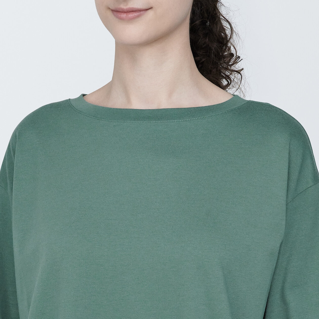 Women's Jersey Boat Neck 3/4 Sleeve T-Shirt - Image 55
