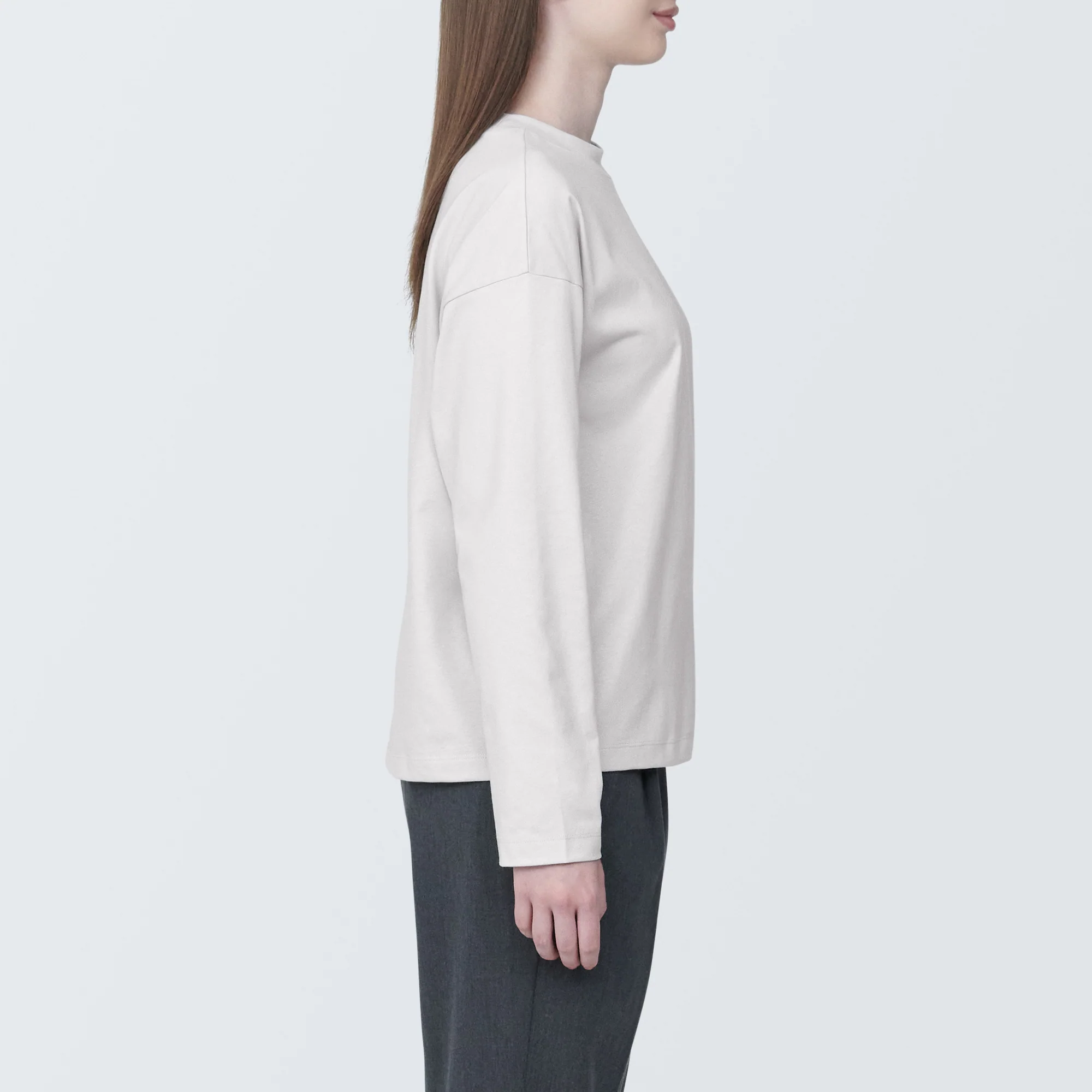 Women's Jersey Crew Neck Long Sleeve T-Shirt - Image 12