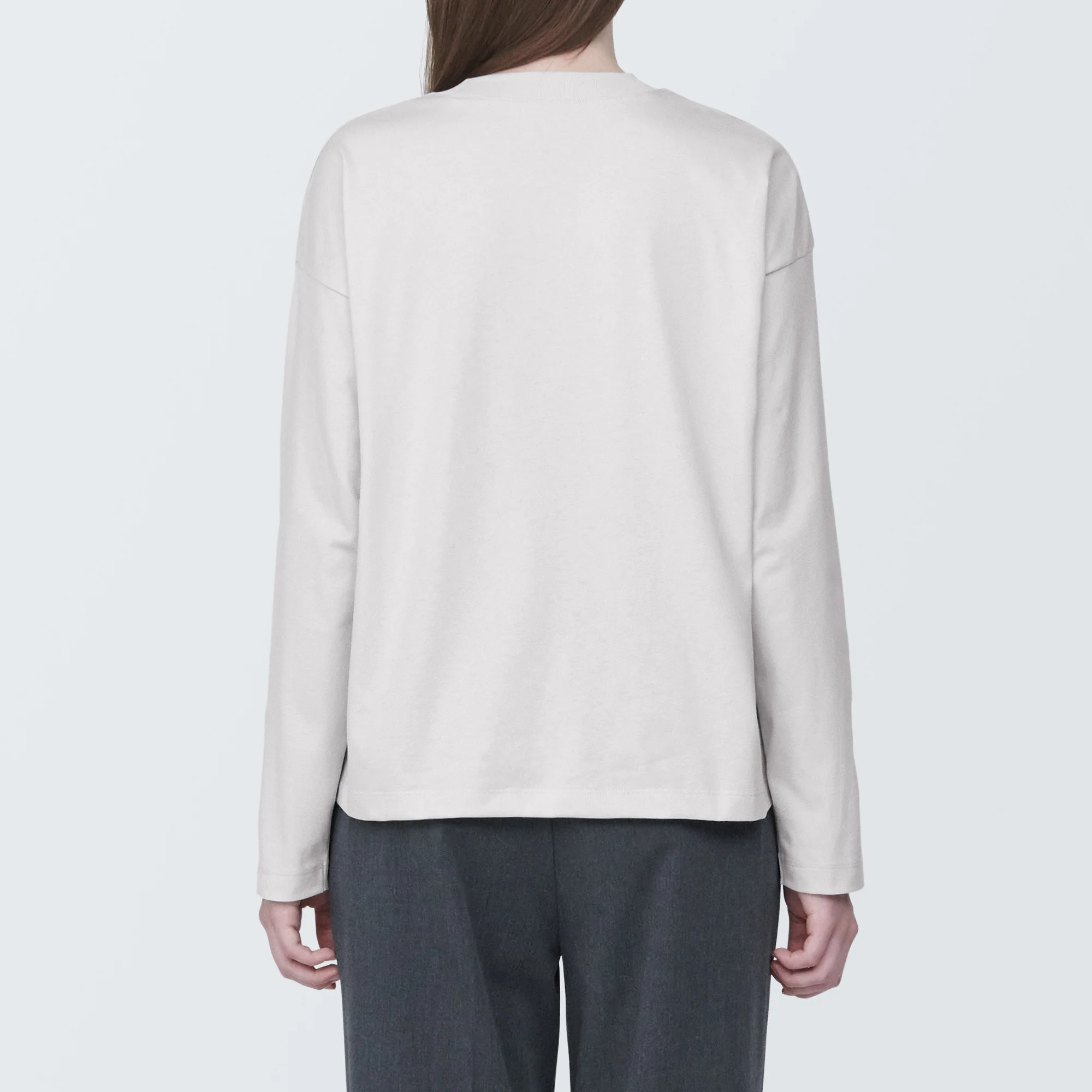 Women's Jersey Crew Neck Long Sleeve T-Shirt - Image 13