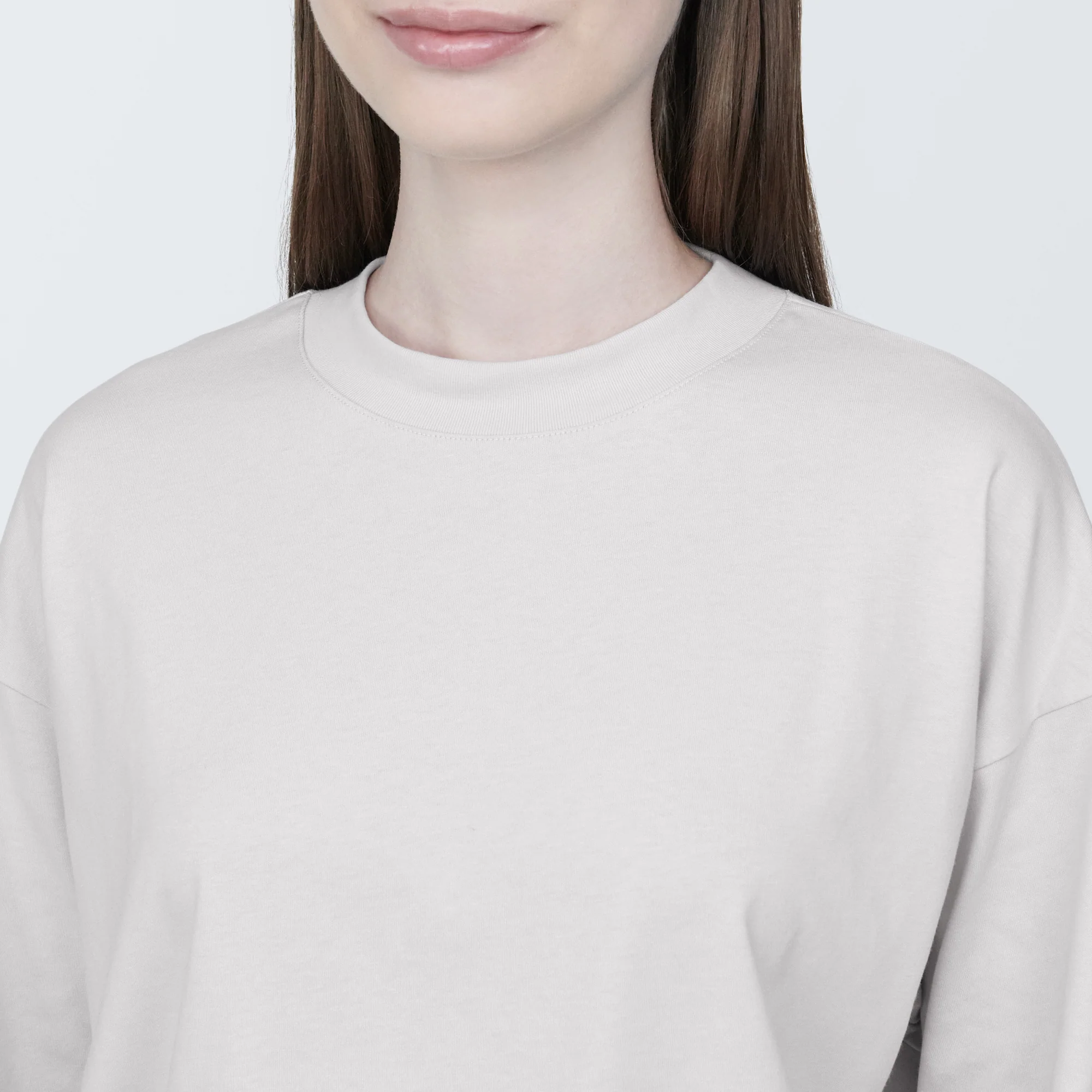 Women's Jersey Crew Neck Long Sleeve T-Shirt - Image 14