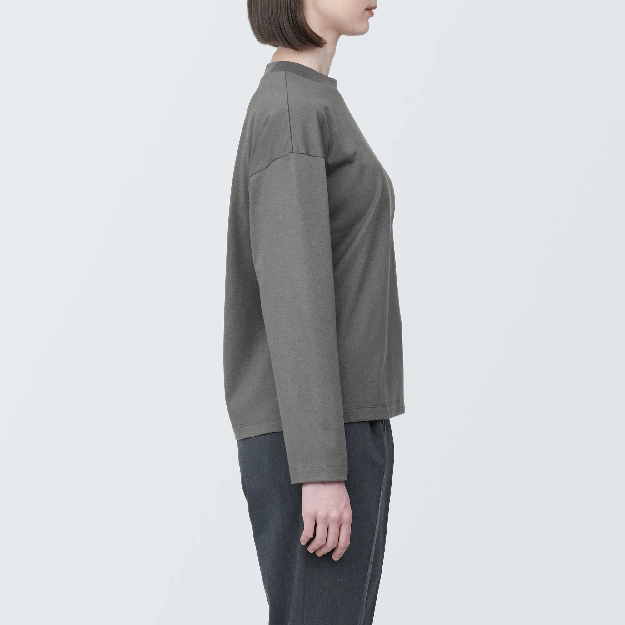 Women's Jersey Crew Neck Long Sleeve T-Shirt - Image 26