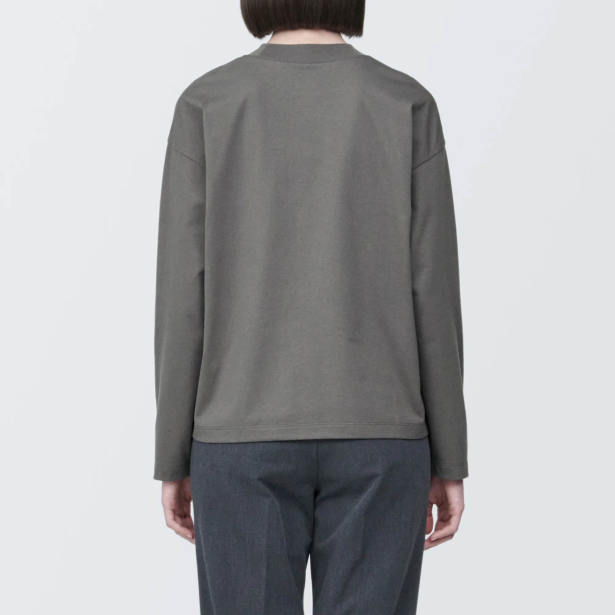 Women's Jersey Crew Neck Long Sleeve T-Shirt - Image 27