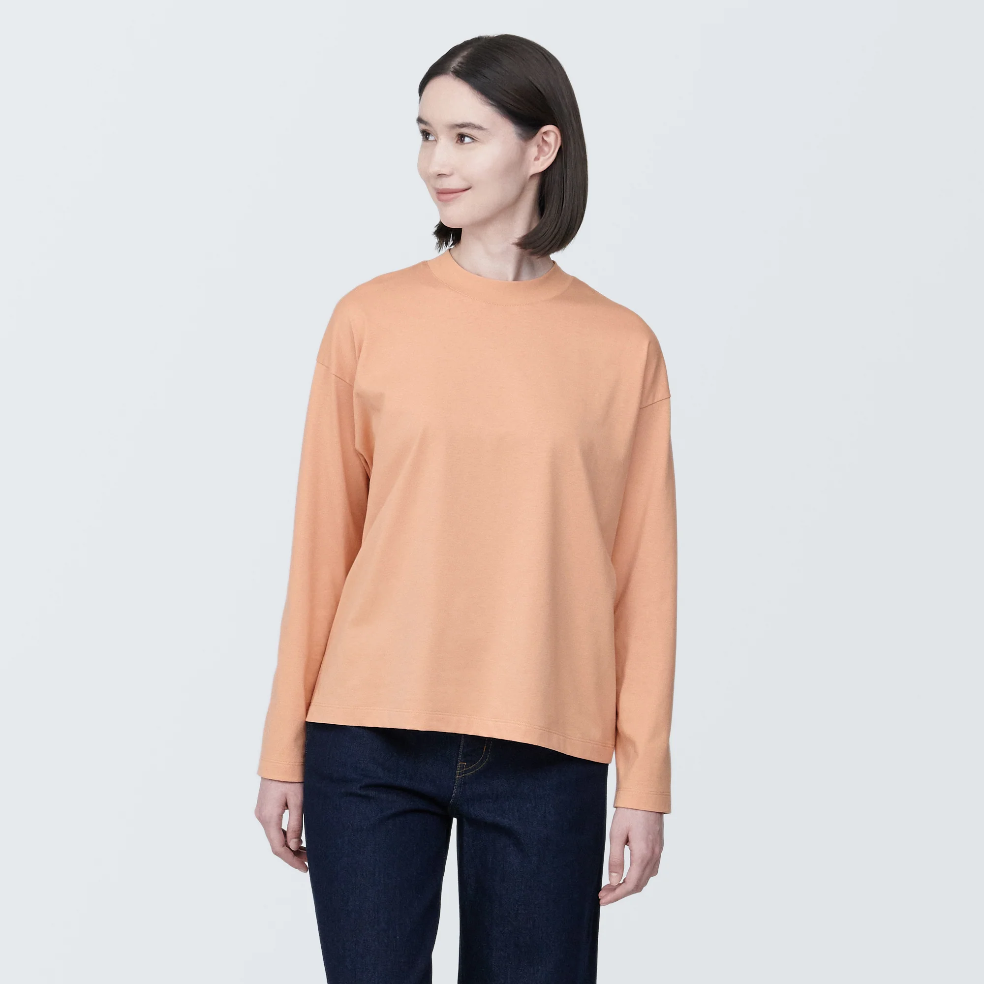 Women's Jersey Crew Neck Long Sleeve T-Shirt - Image 31