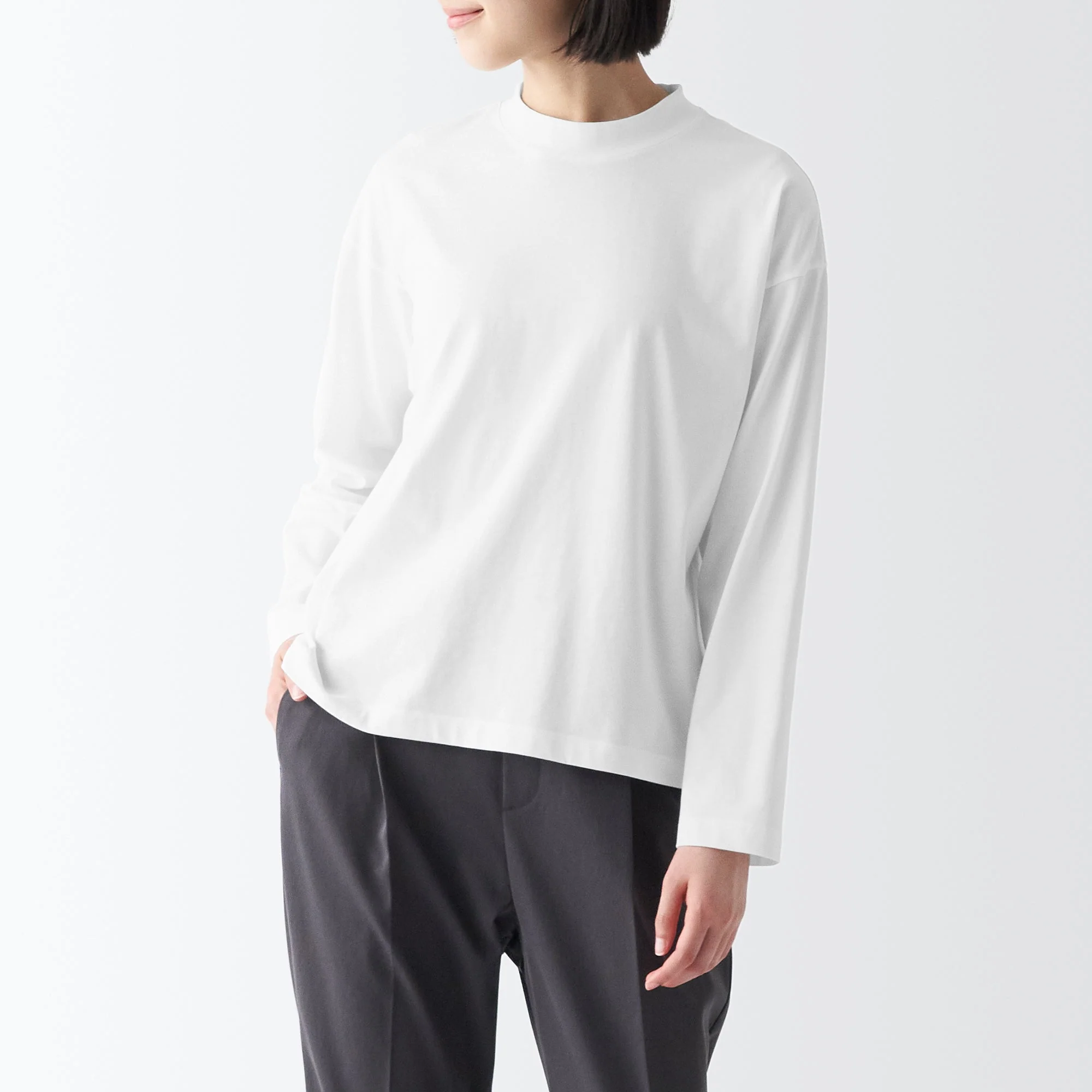 Women's Jersey Crew Neck Long Sleeve T-Shirt - Image 38
