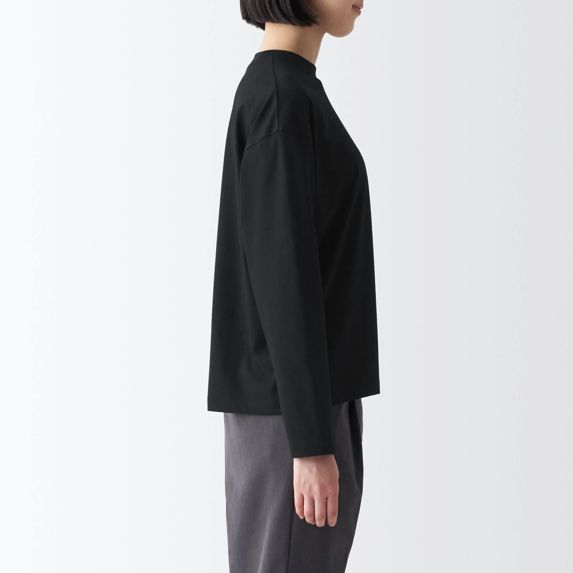 Women's Jersey Crew Neck Long Sleeve T-Shirt - Image 48