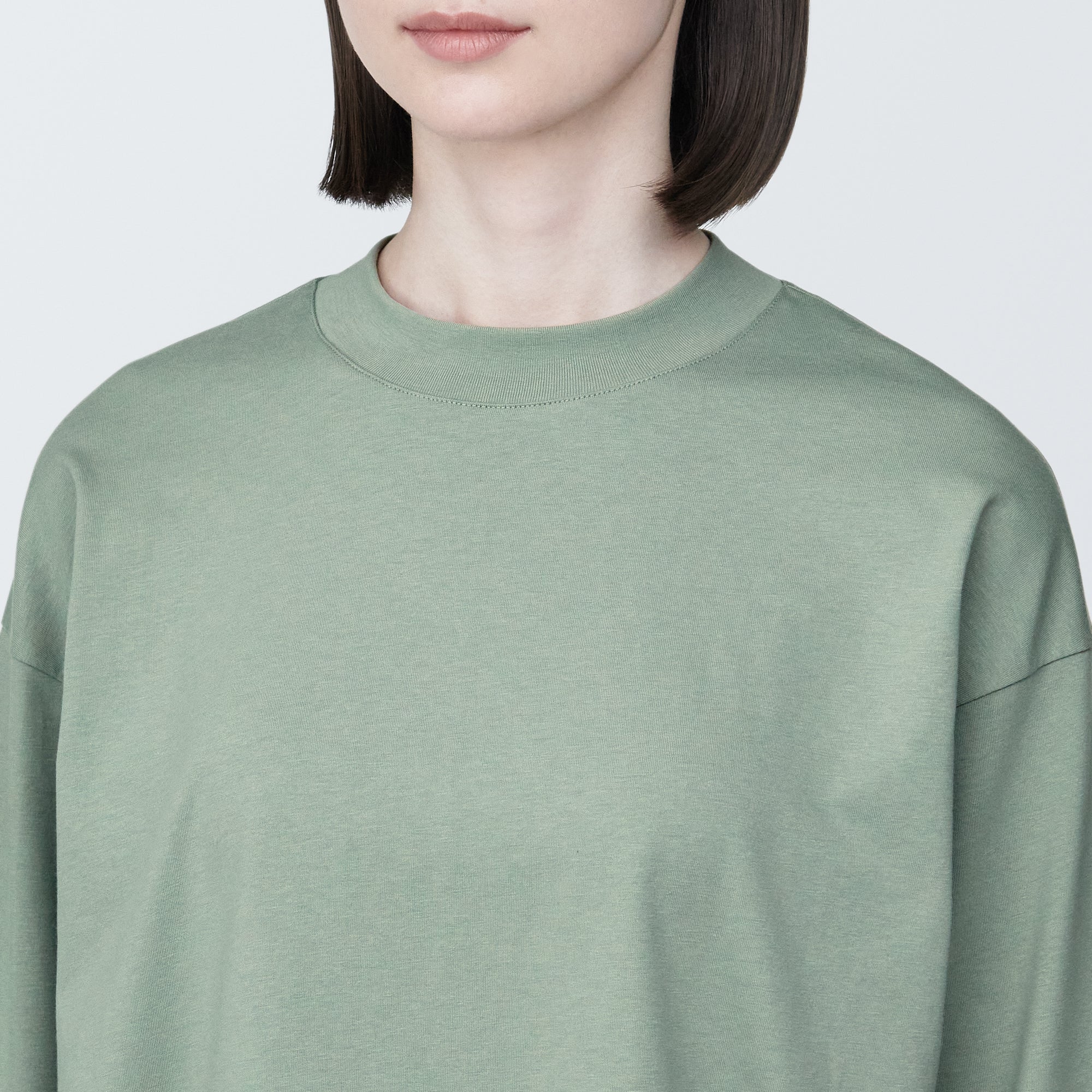 Women's Jersey Crew Neck Long Sleeve T-Shirt - Image 7