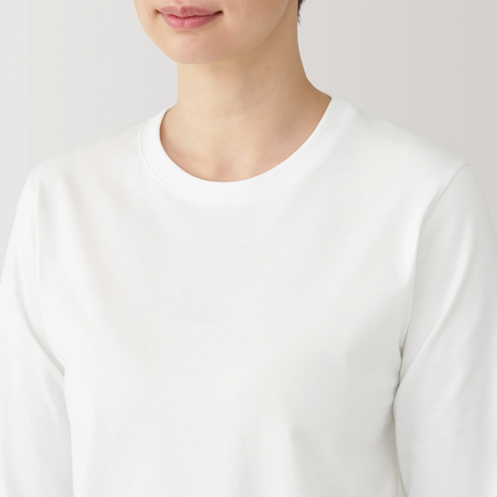 Women's Jersey Crew Neck Long Sleeve T-Shirt - Image 23