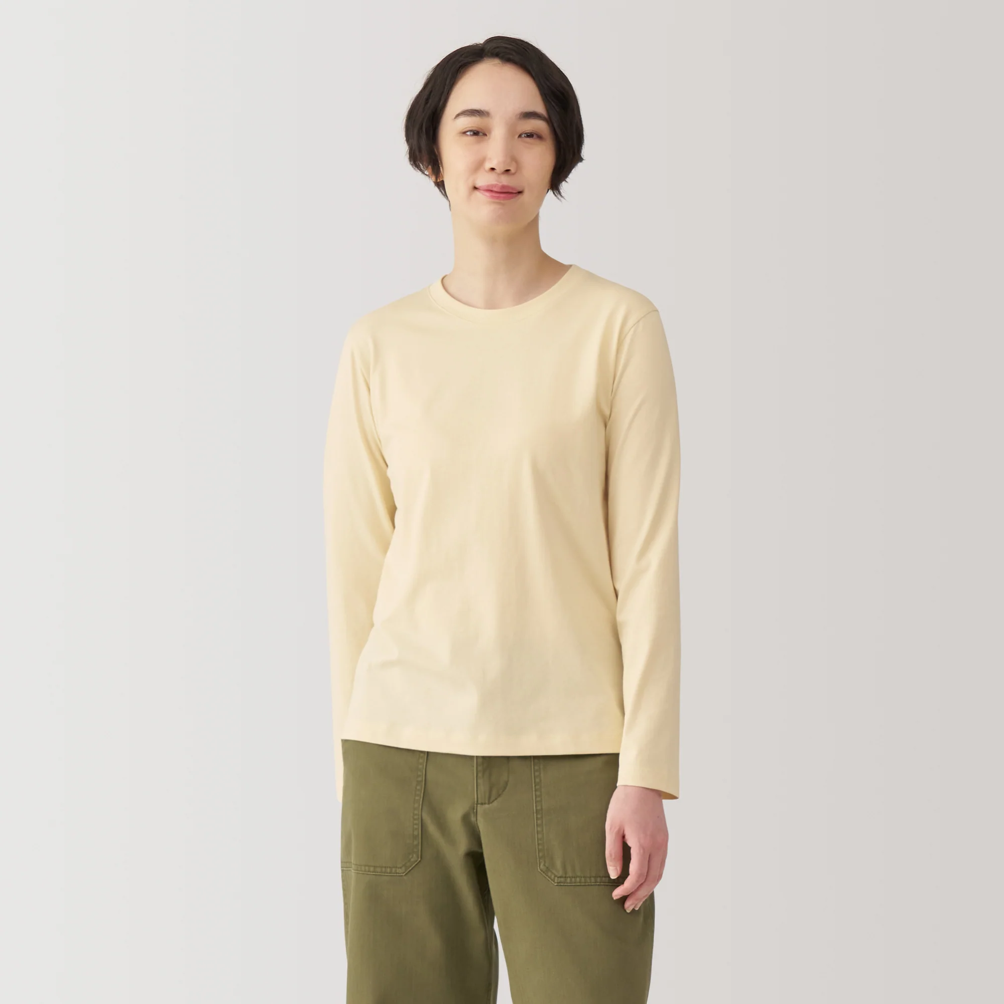 Women's Jersey Crew Neck Long Sleeve T-Shirt - Image 27