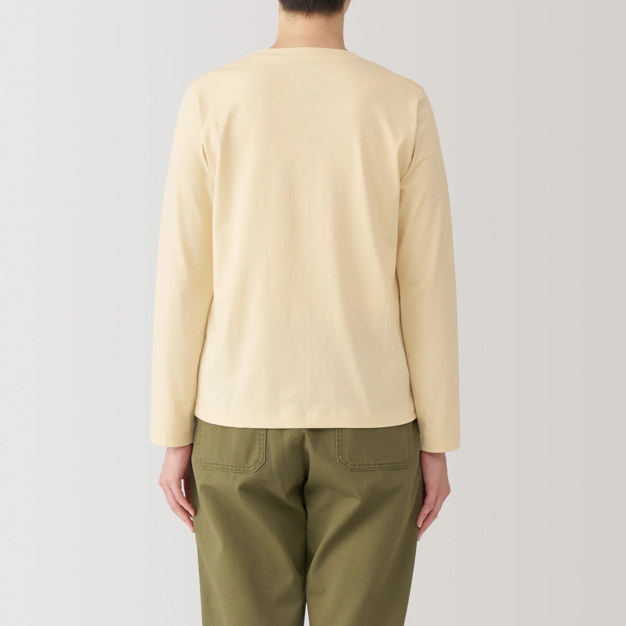 Women's Jersey Crew Neck Long Sleeve T-Shirt - Image 30