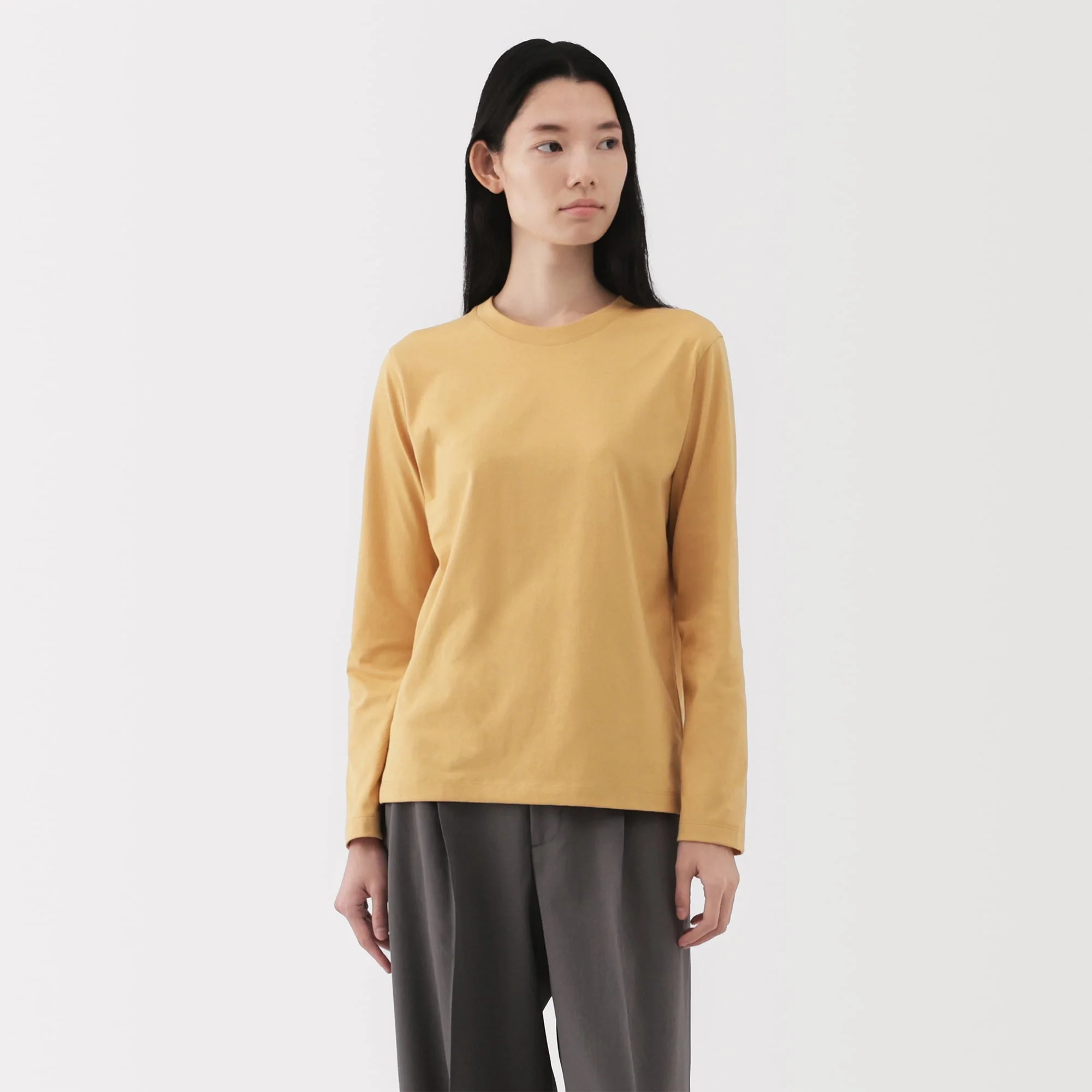 Women's Jersey Crew Neck Long Sleeve T-Shirt - Image 3