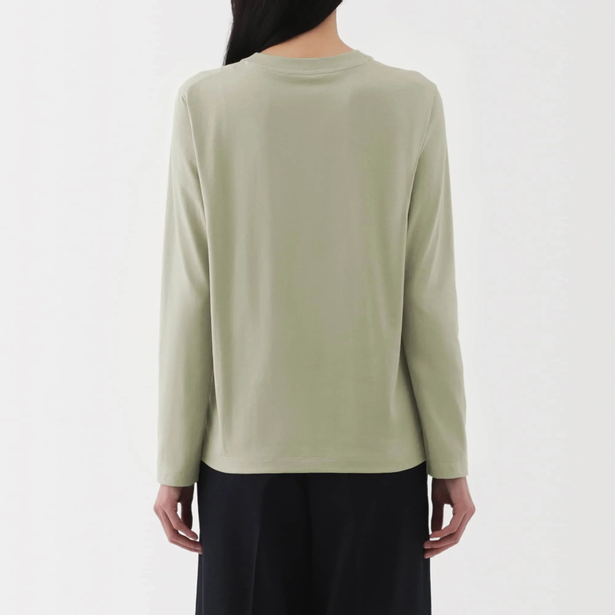 Women's Jersey Crew Neck Long Sleeve T-Shirt - Image 36