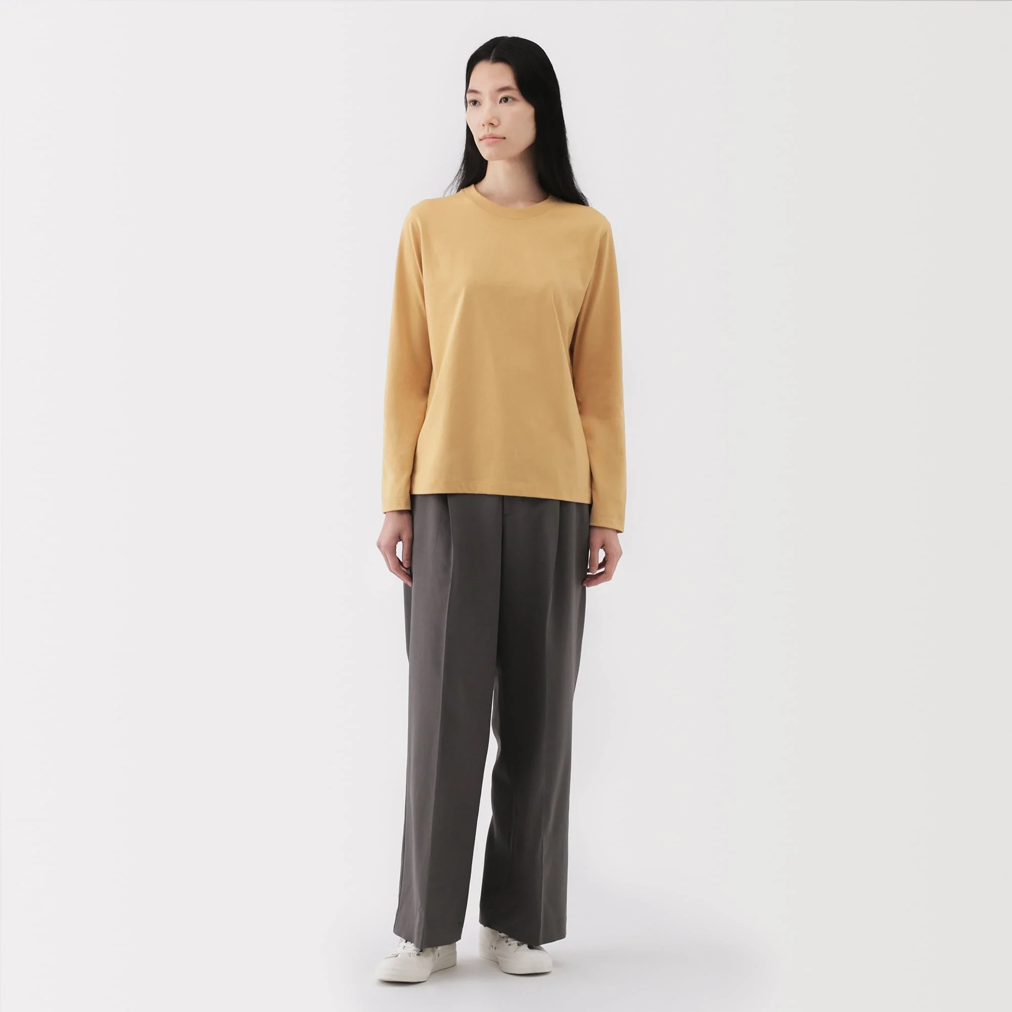 Women's Jersey Crew Neck Long Sleeve T-Shirt - Image 4