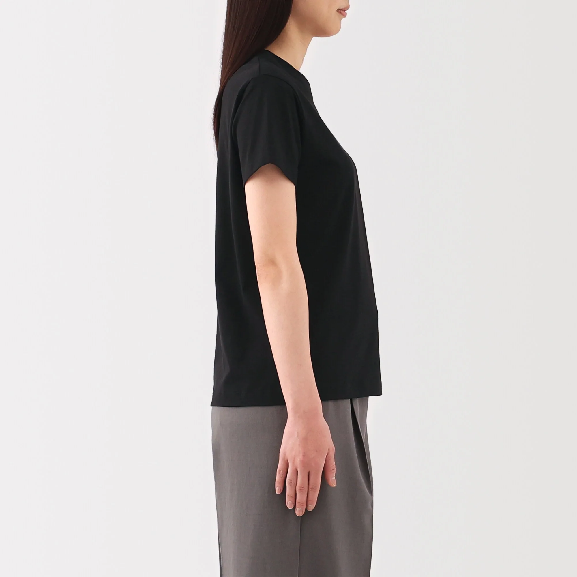 Women's Jersey Crew Neck Short Sleeve T-Shirt - Image 29