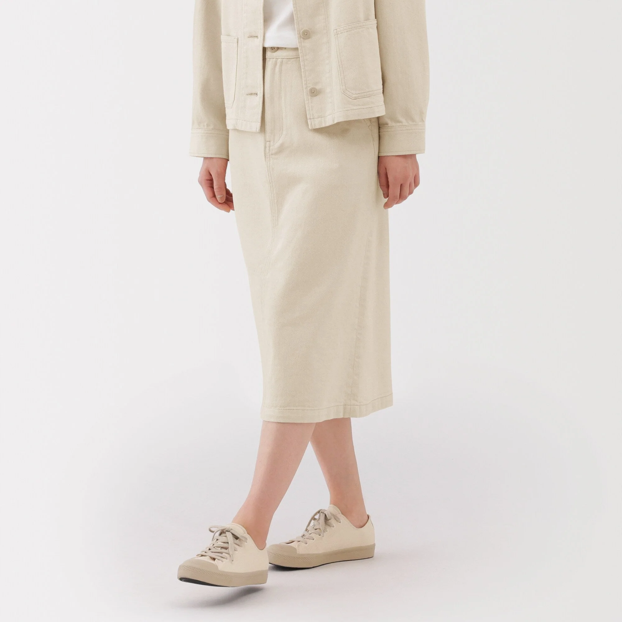 Women's Kapok Blend A-Line Skirt - Image 3