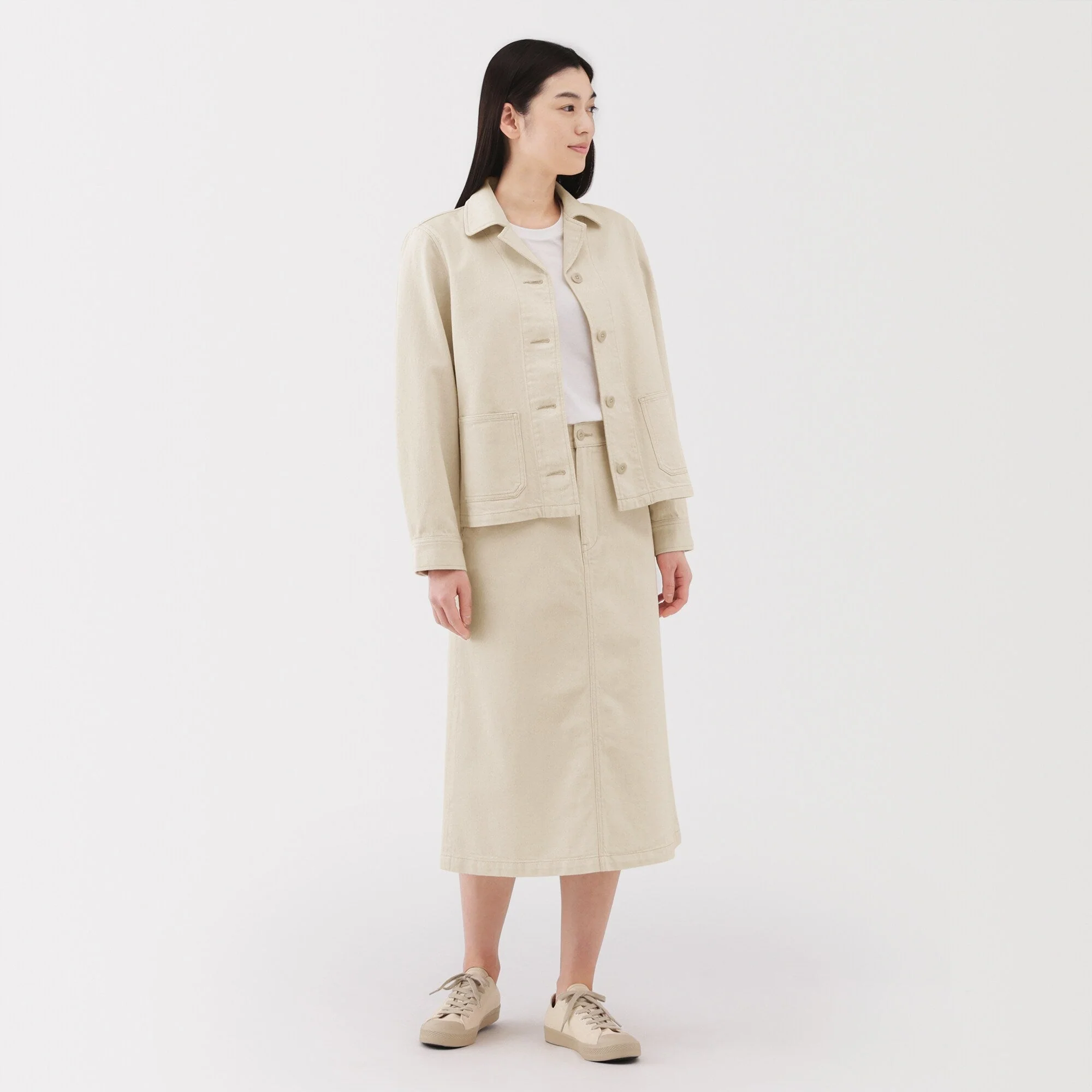 Women's Kapok Blend A-Line Skirt - Image 4