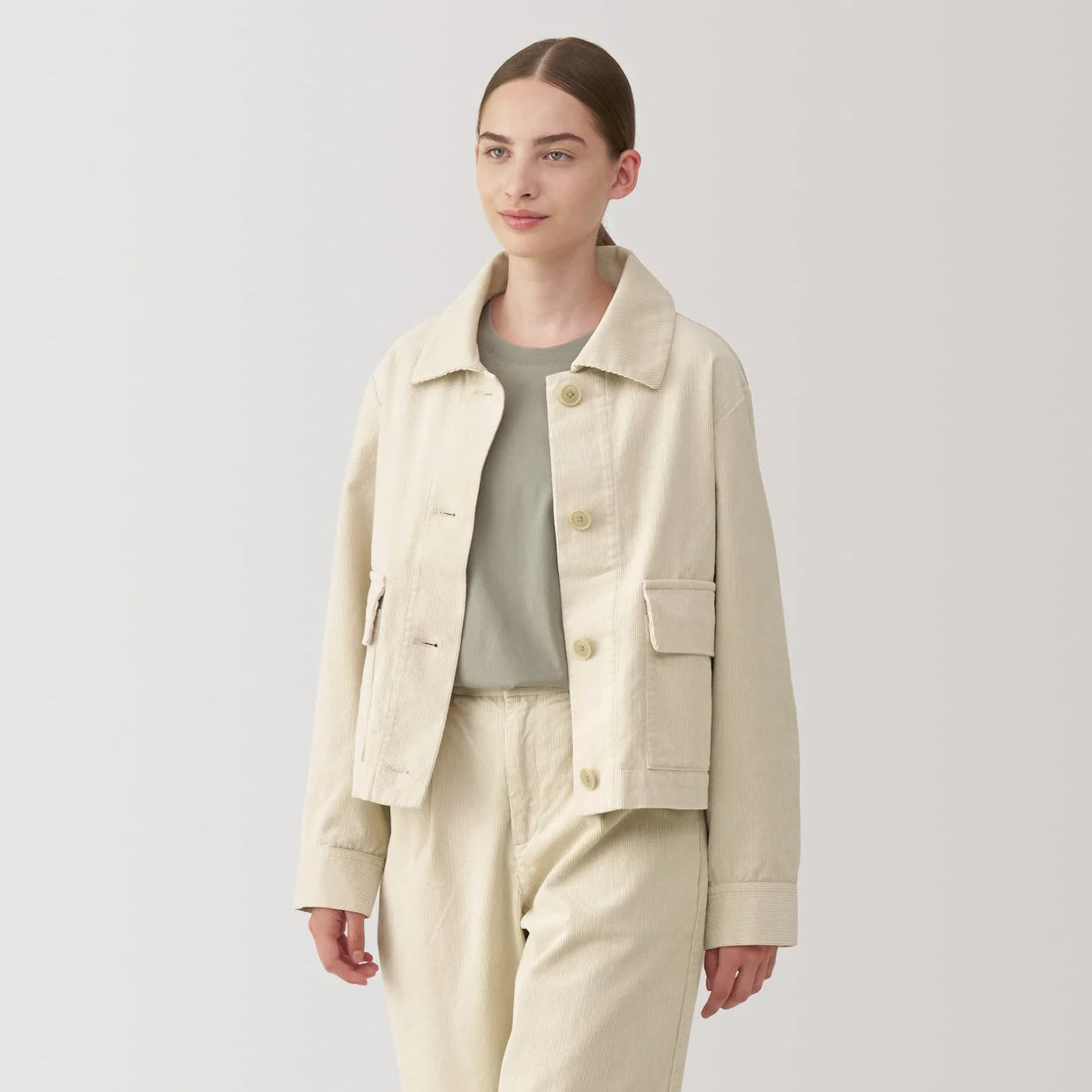 Women's Kapok Blend Corduroy Jacket