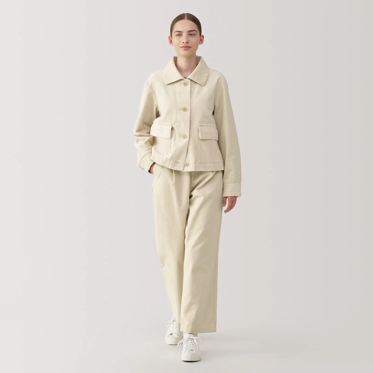 Women's Kapok Blend Corduroy Jacket - Image 4