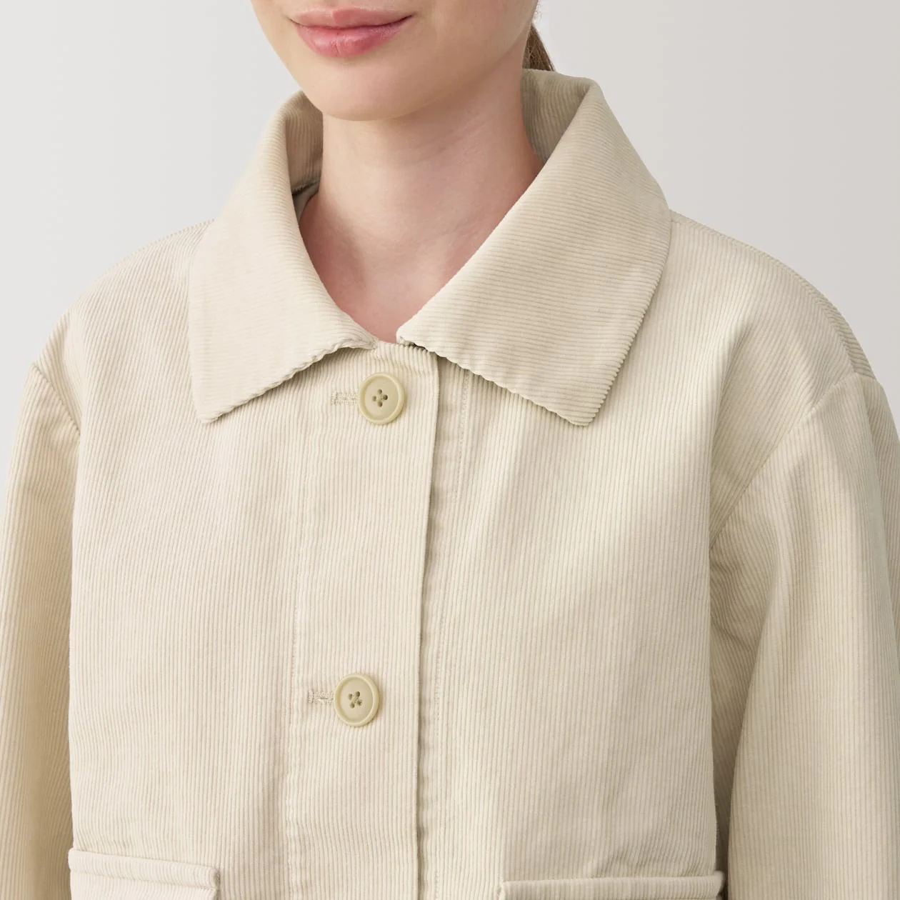 Women's Kapok Blend Corduroy Jacket - Image 7
