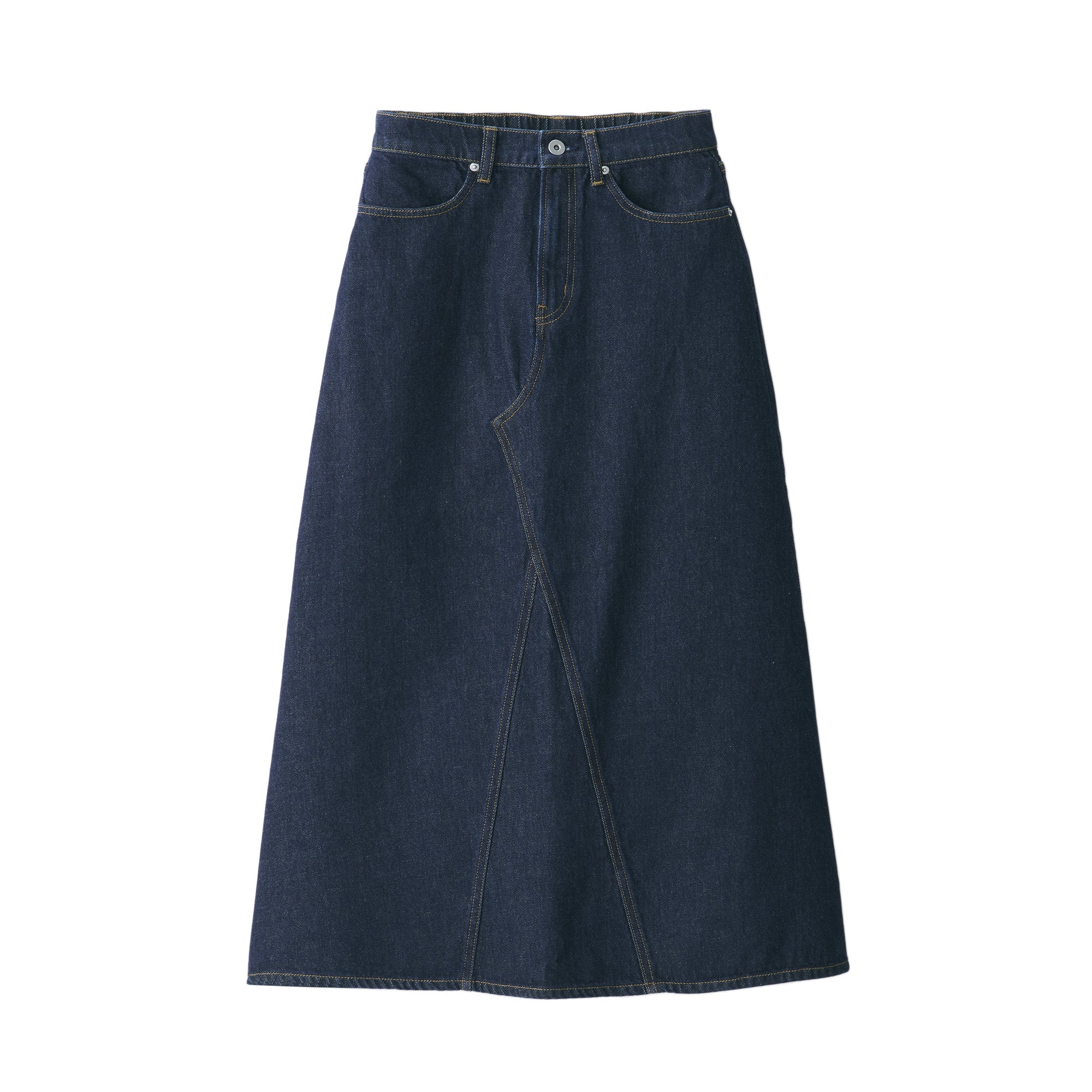 Women's Kapok Blend Denim A-Line Skirt - Image 2