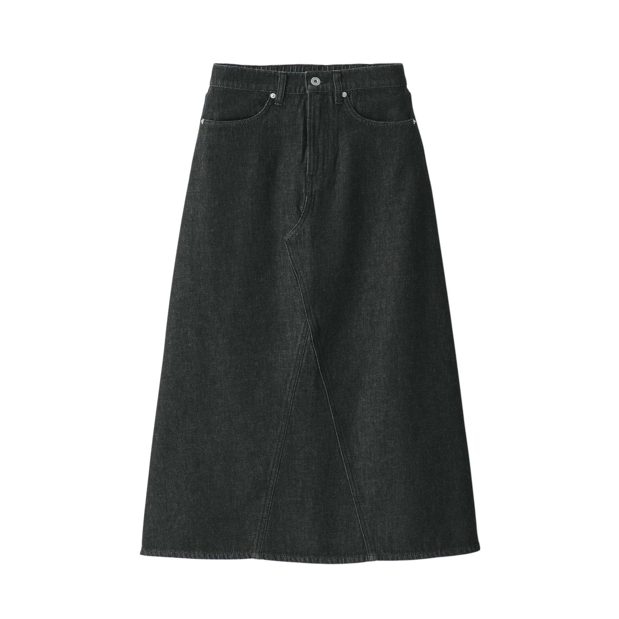 Women's Kapok Blend Denim A-Line Skirt - Image 2