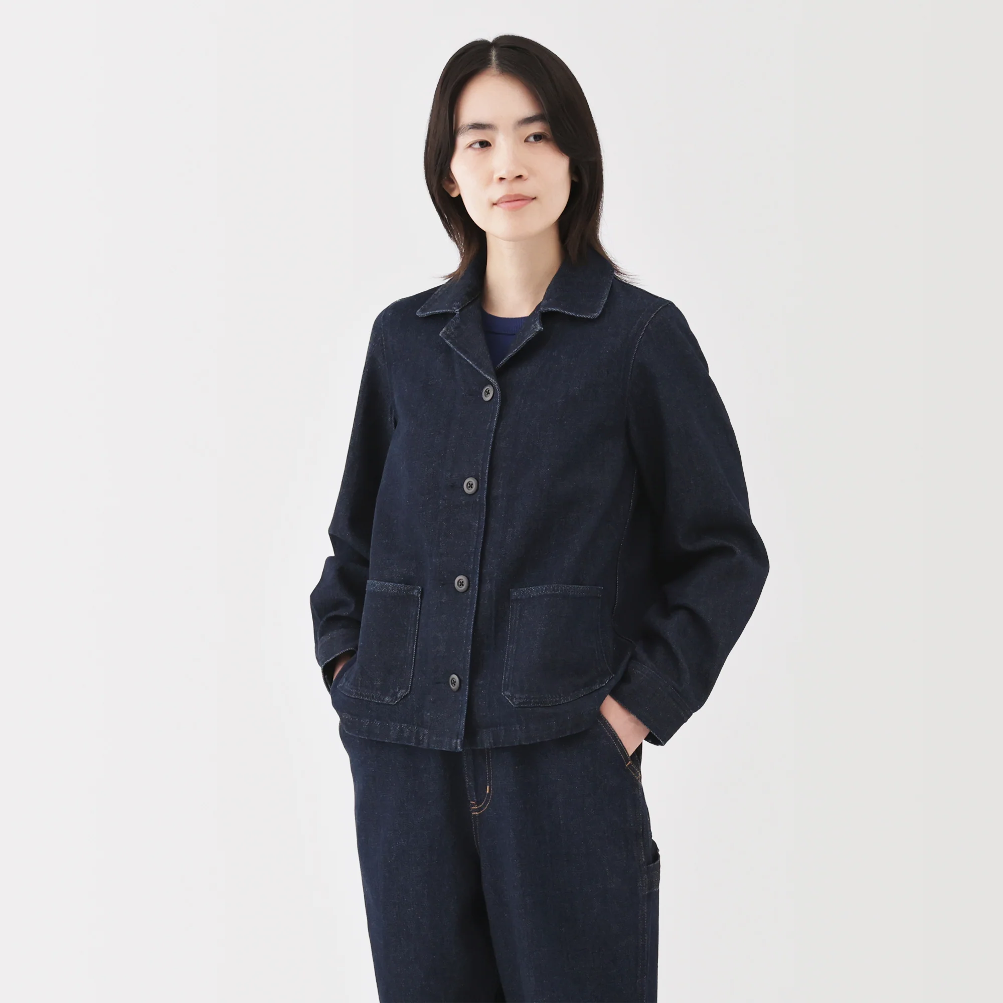 Women's Kapok Blend Denim Jacket - Image 12