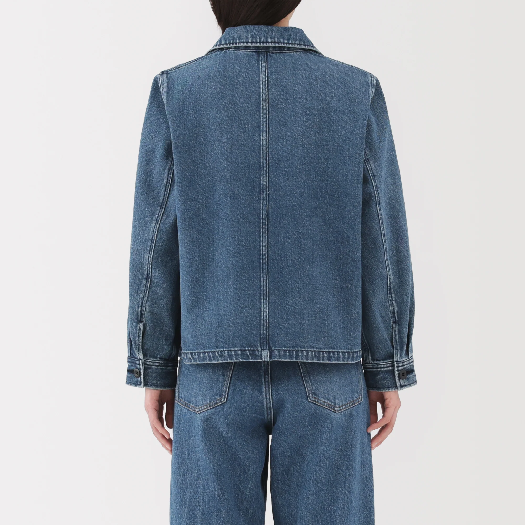 Women's Kapok Blend Denim Jacket - Image 6