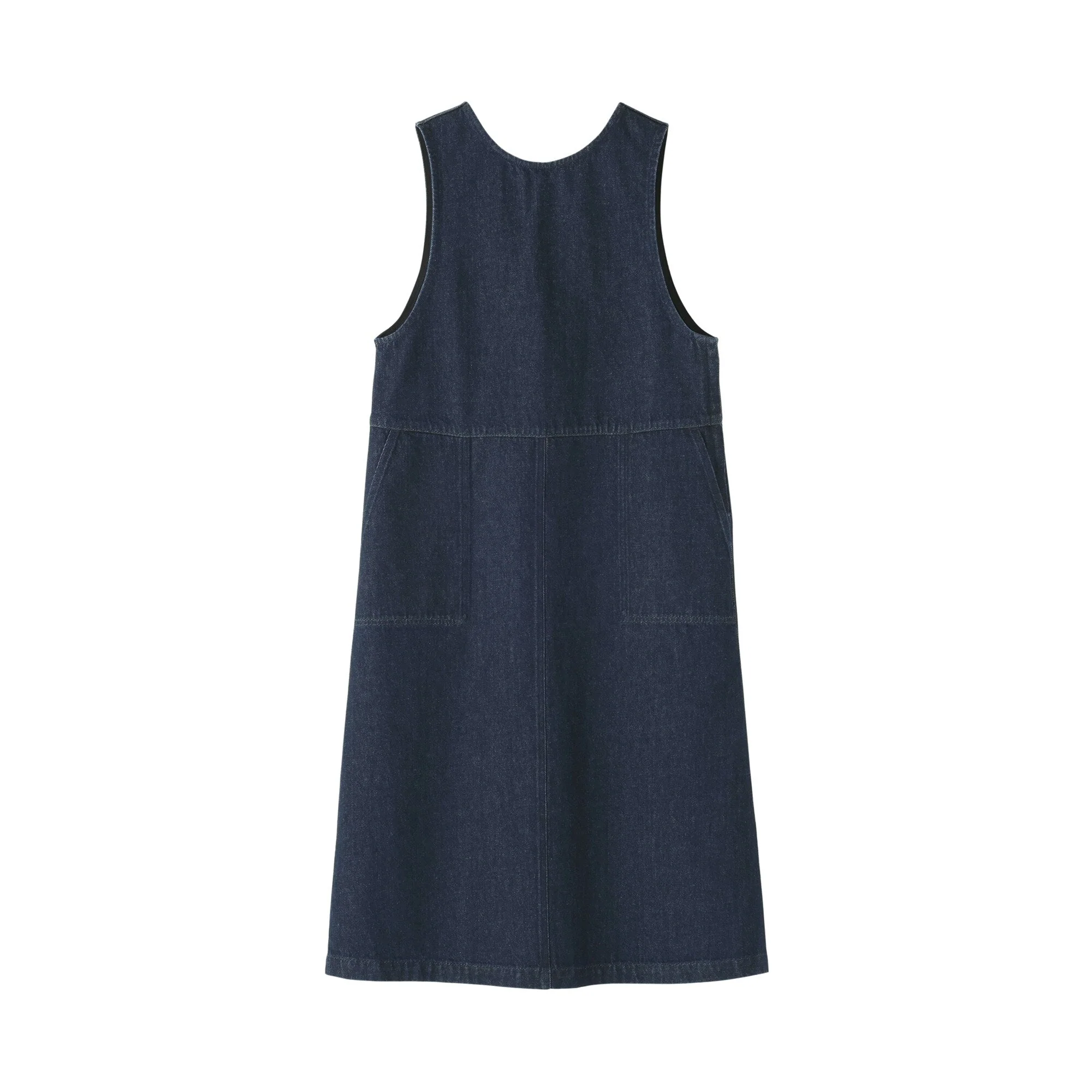 Women's Kapok Blend Denim Jumper Dress - Image 2
