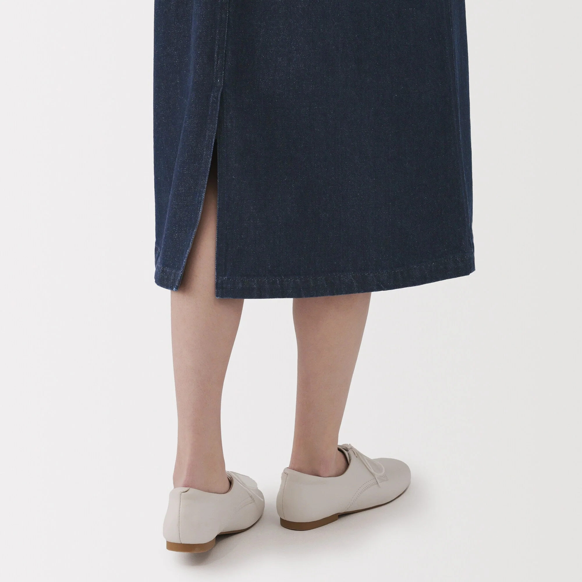 Women's Kapok Blend Denim Jumper Dress - Image 9