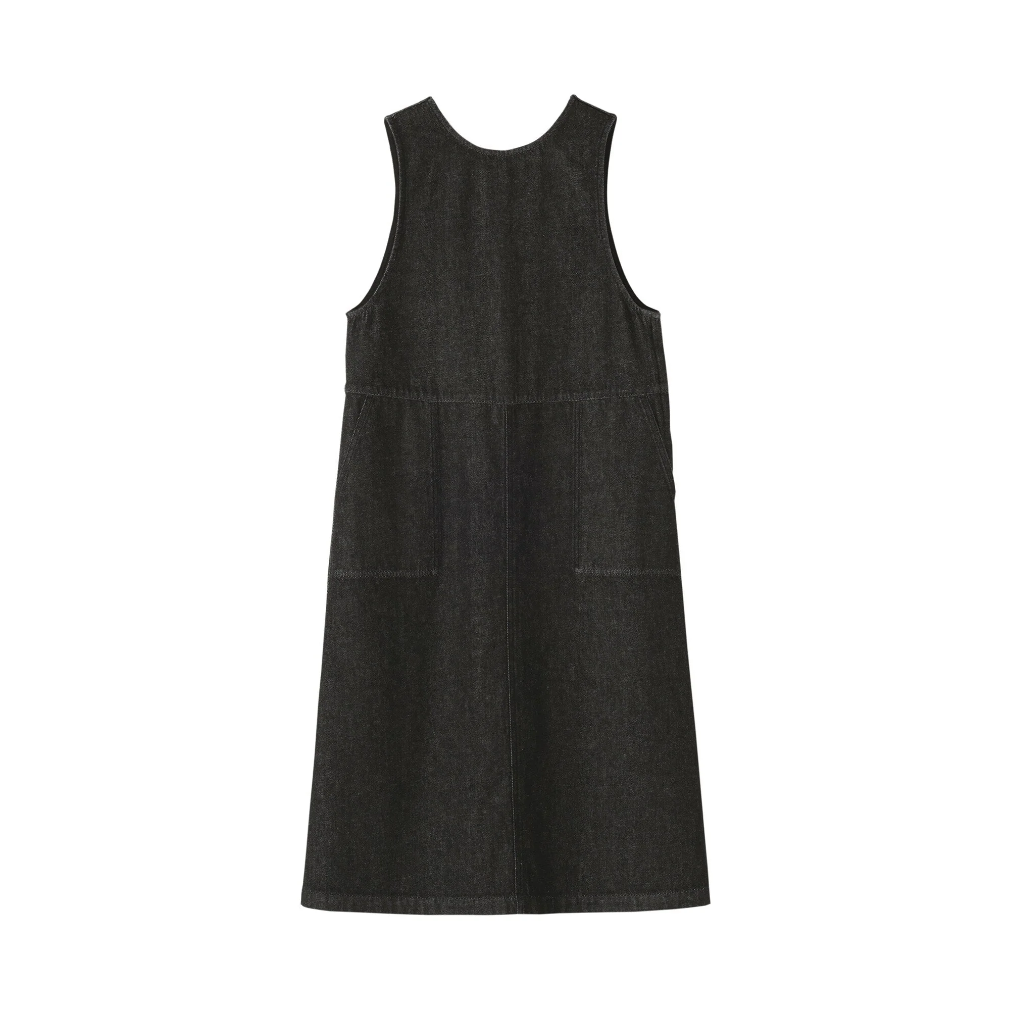 Women's Kapok Blend Denim Jumper Dress - Image 2