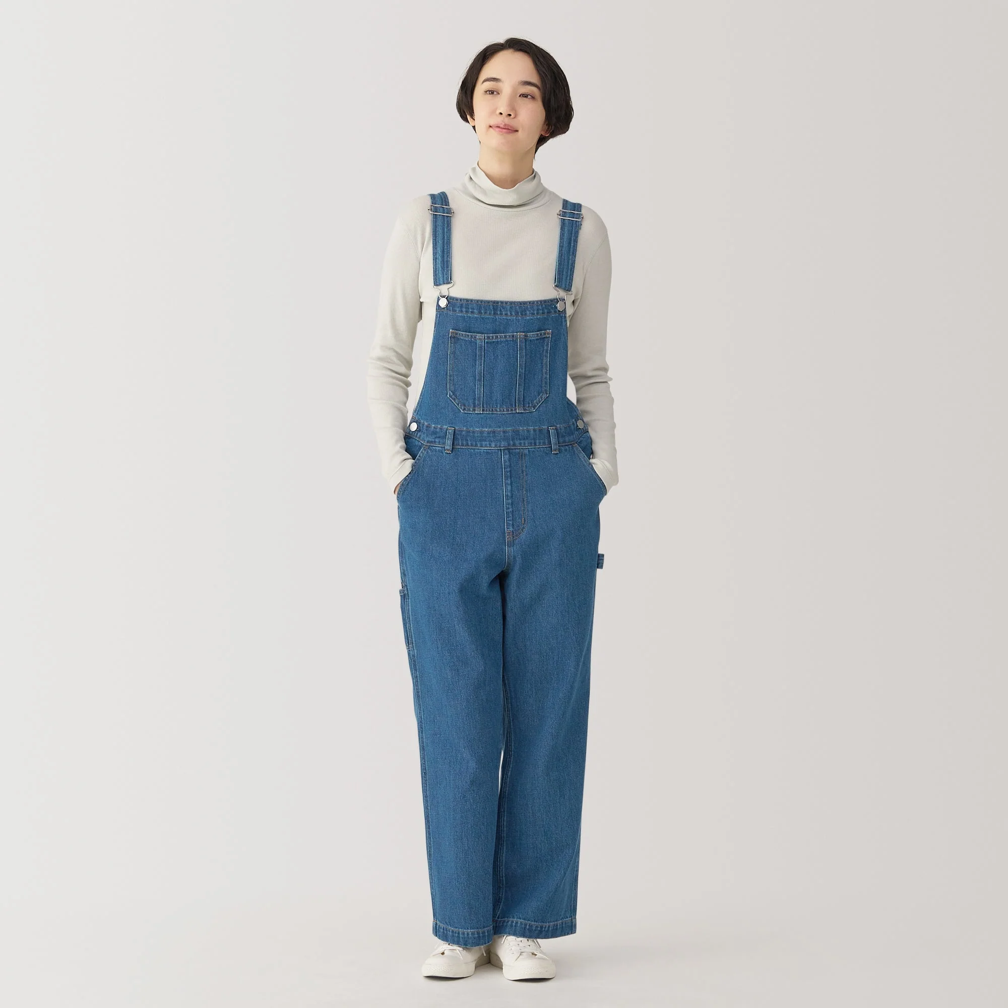 Women's Kapok Blend Denim Overalls