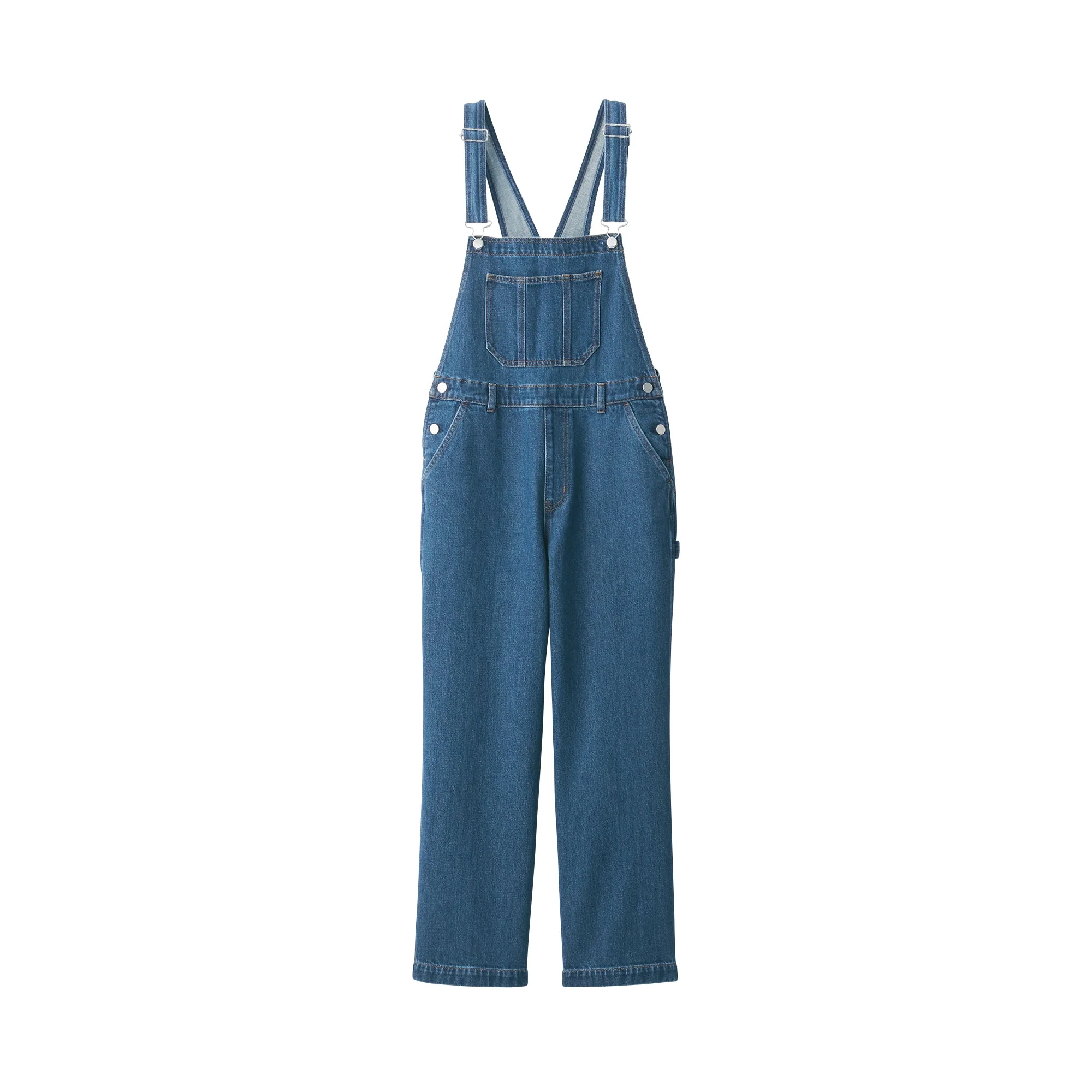 Women's Kapok Blend Denim Overalls - Image 2