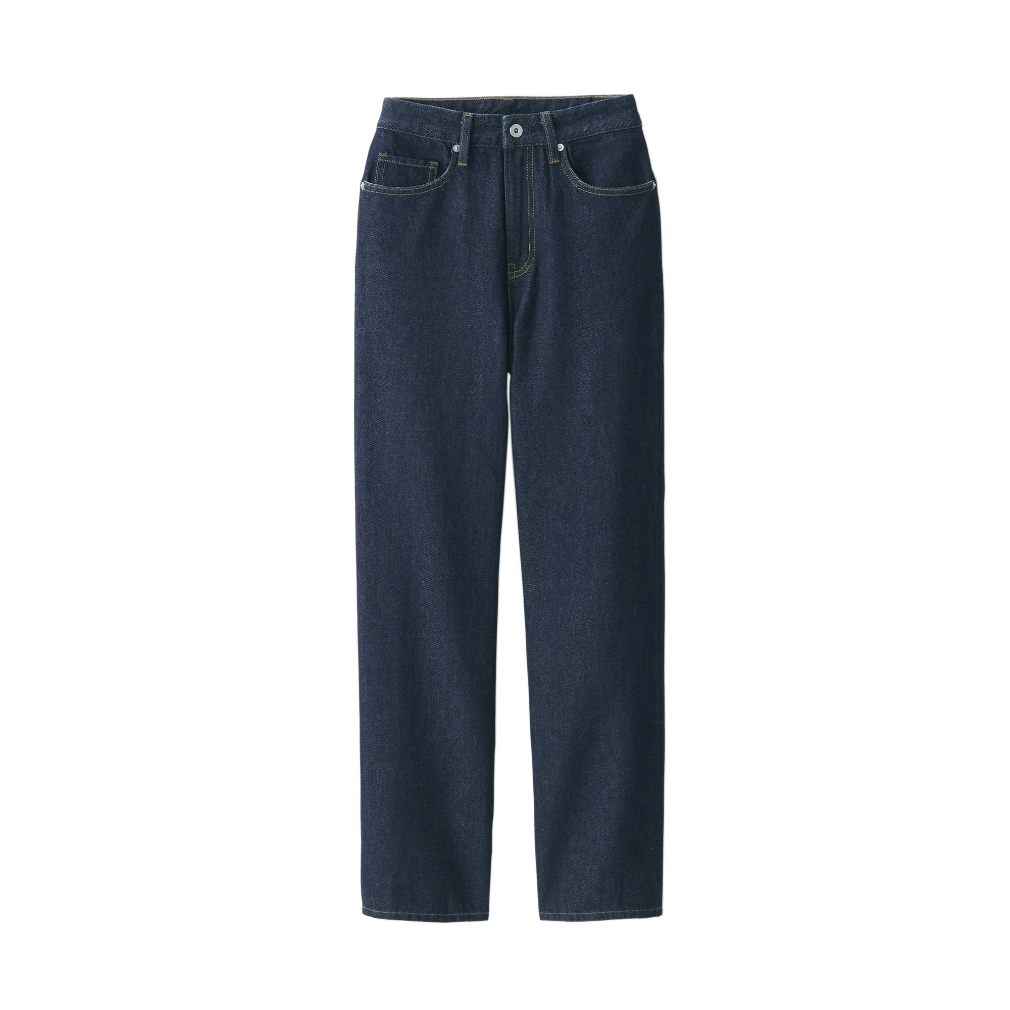 Women's Kapok Blend Denim Straight Pants - Image 11