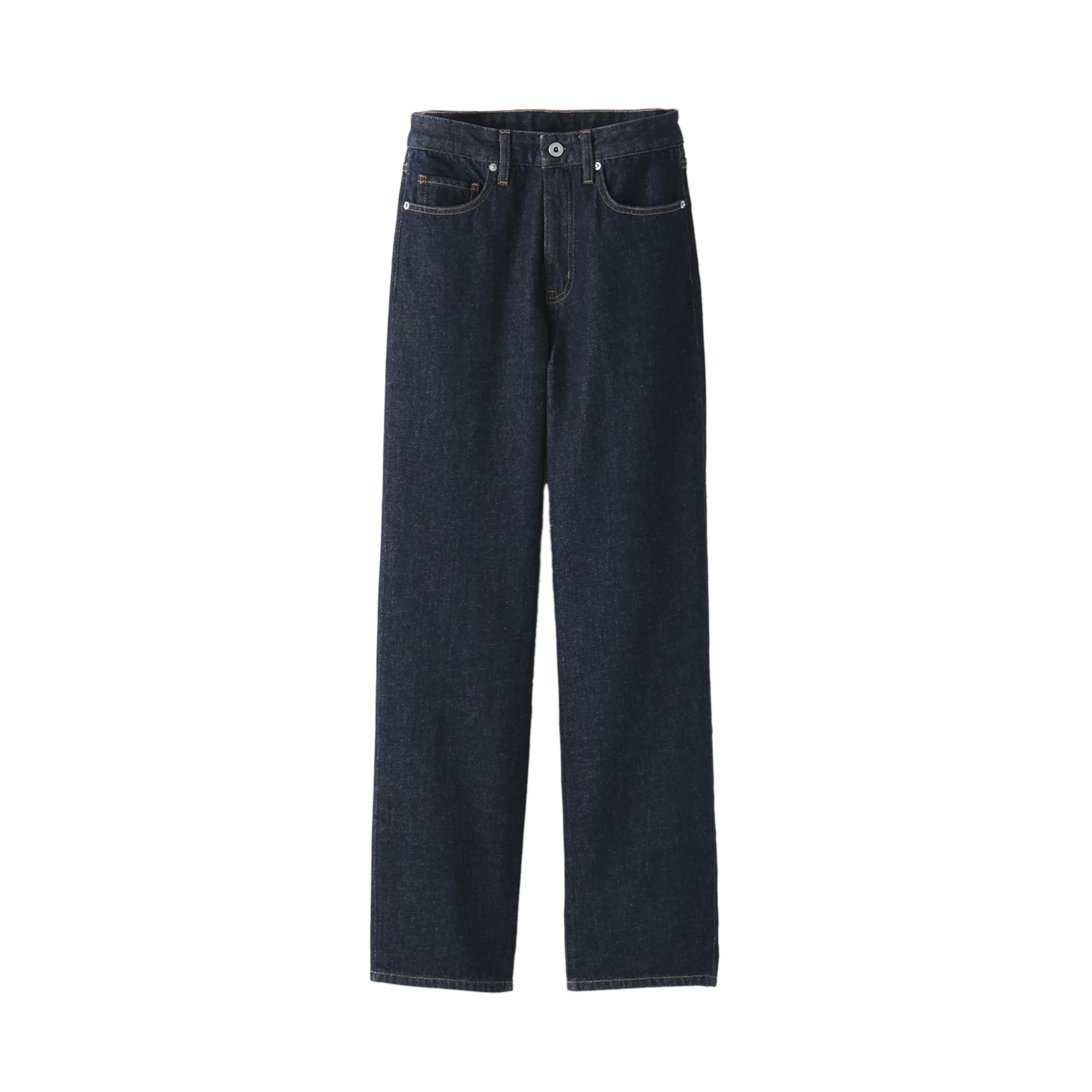 Kapok Blend Denim Straight Pants - Image 11