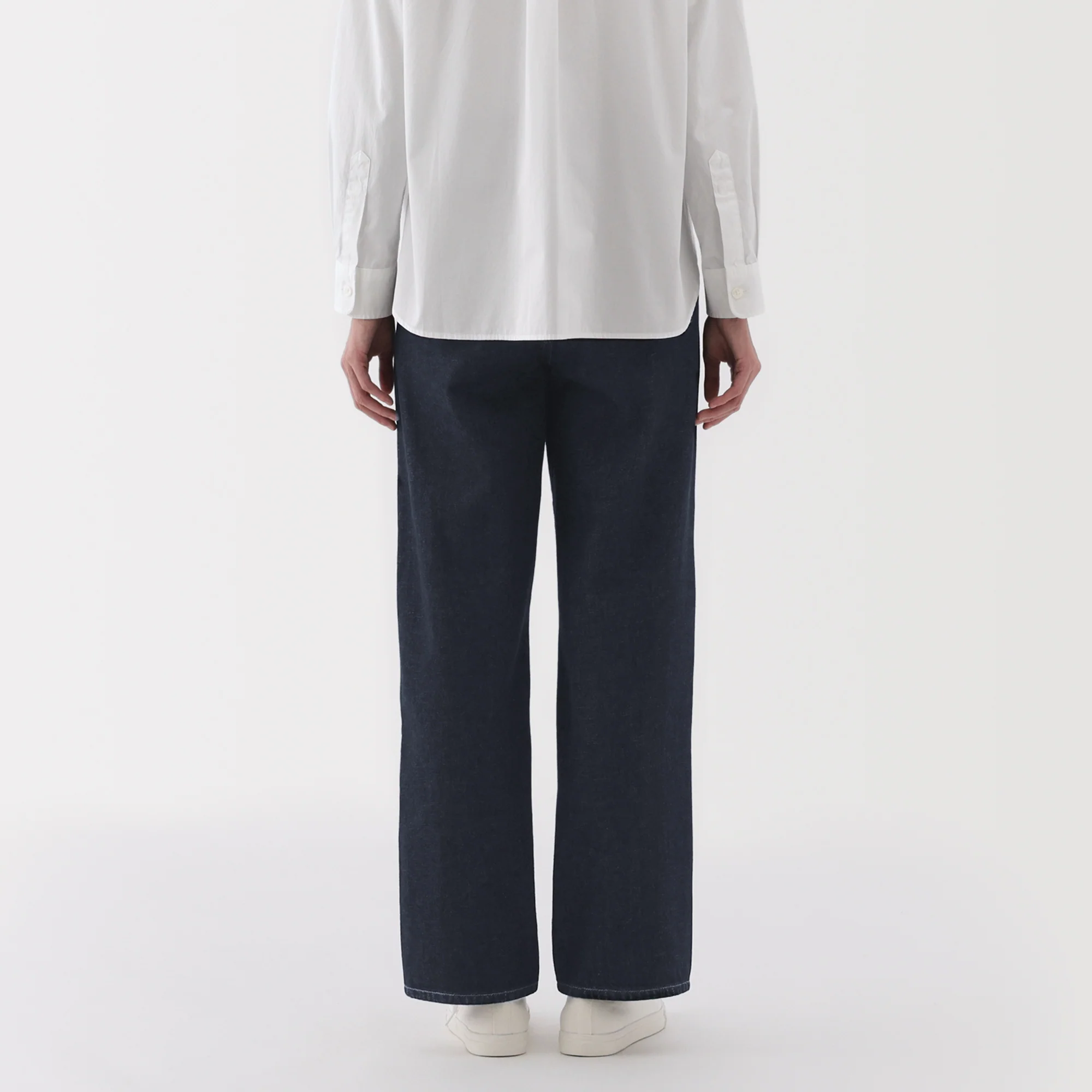Kapok Blend Denim Straight Pants - Image 15