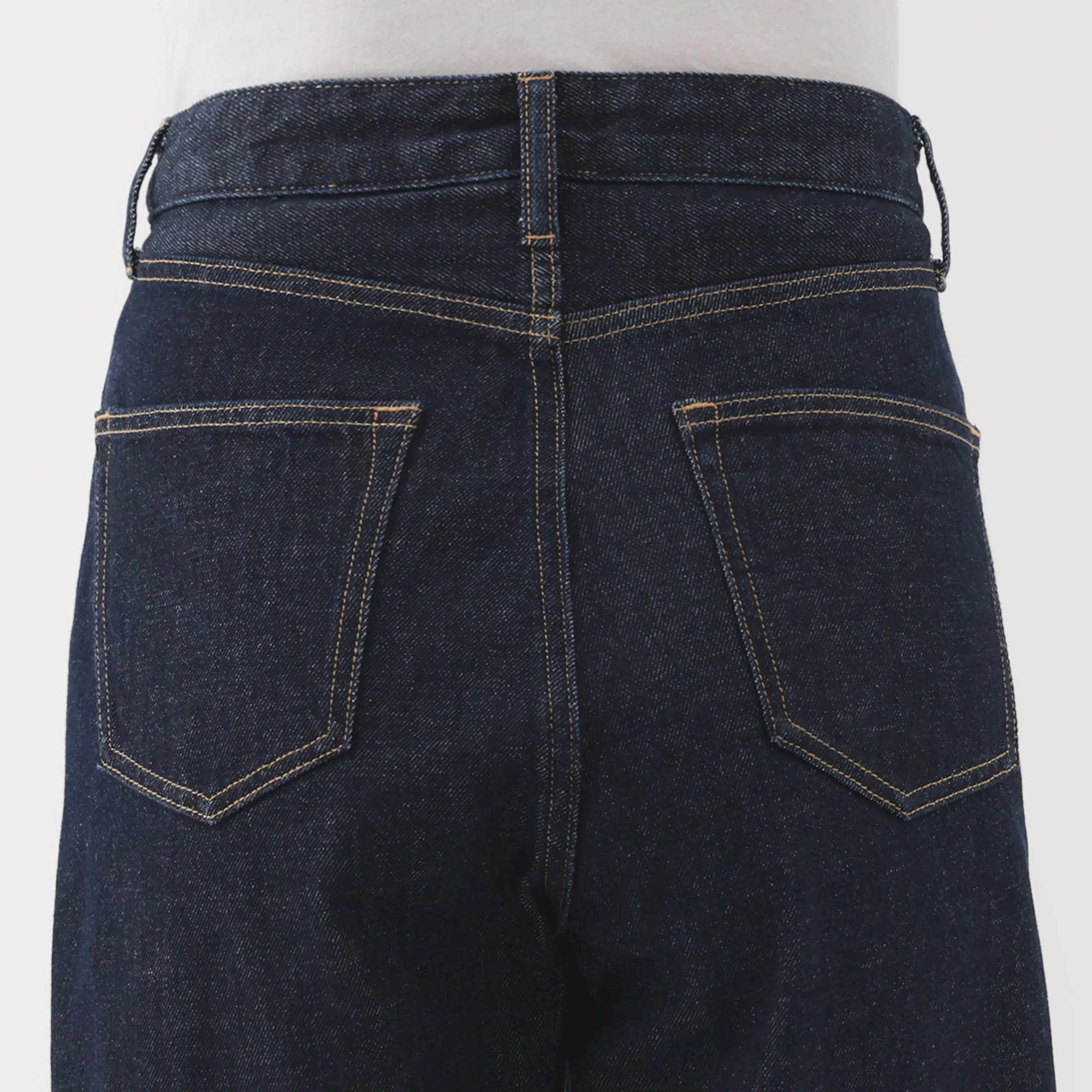 Kapok Blend Denim Straight Pants - Image 17