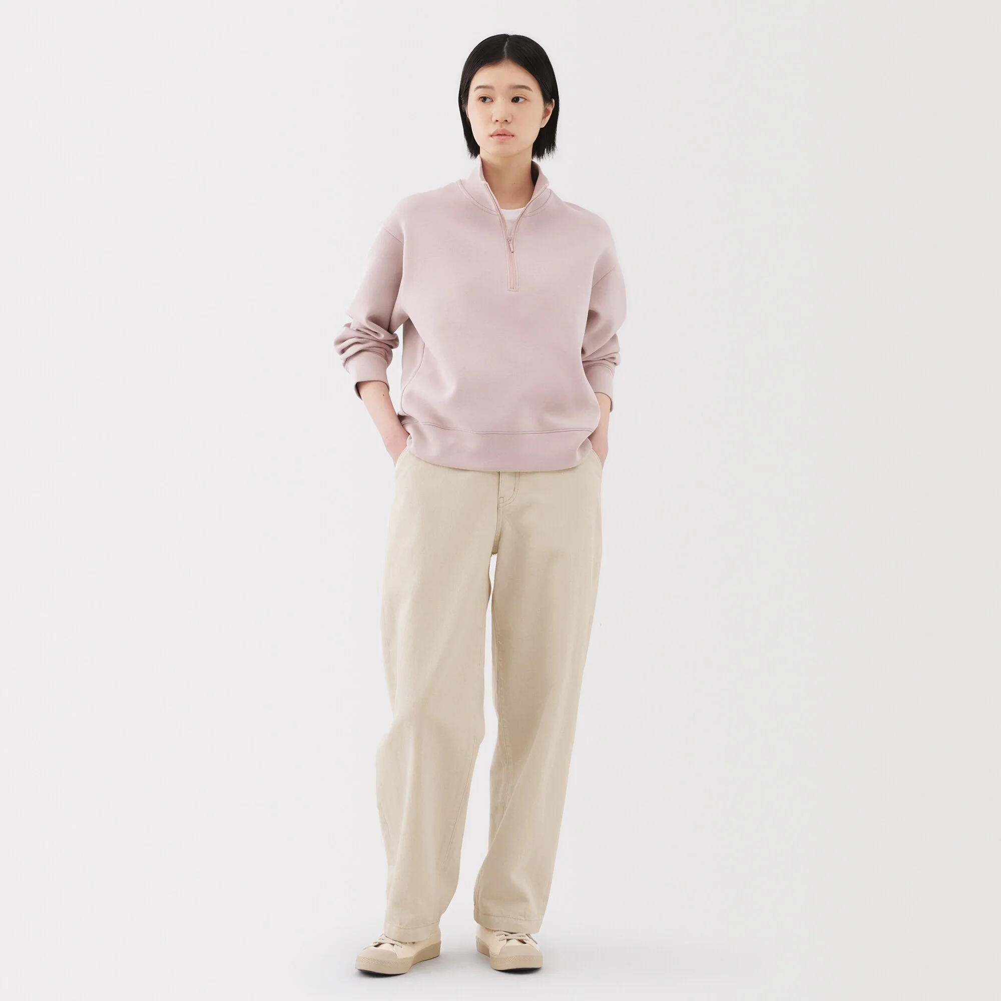 Women's Kapok Blend Wide Tapered Pants - Image 4