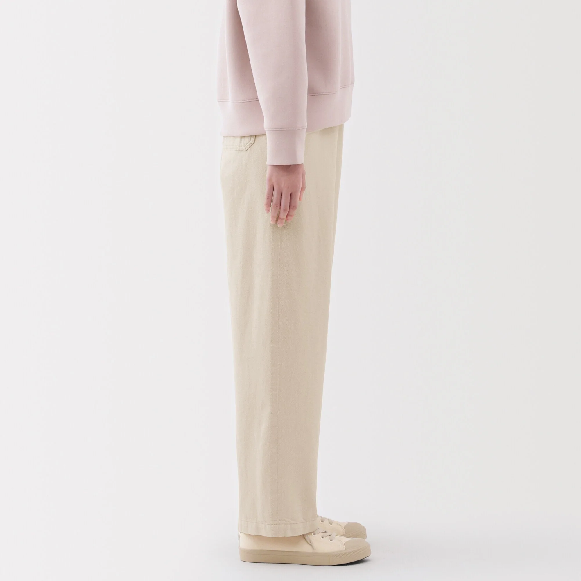 Women's Kapok Blend Wide Tapered Pants - Image 5