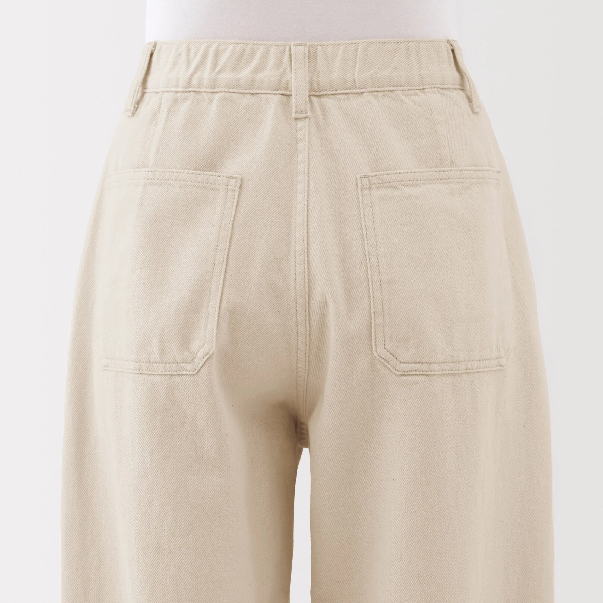 Women's Kapok Blend Wide Tapered Pants - Image 7